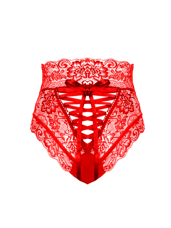 ZASUWA Women's Roman Knot Lace Underwear - Sexy Lingerie for Valentine's Day, Bridal Shower & Romantic Nights