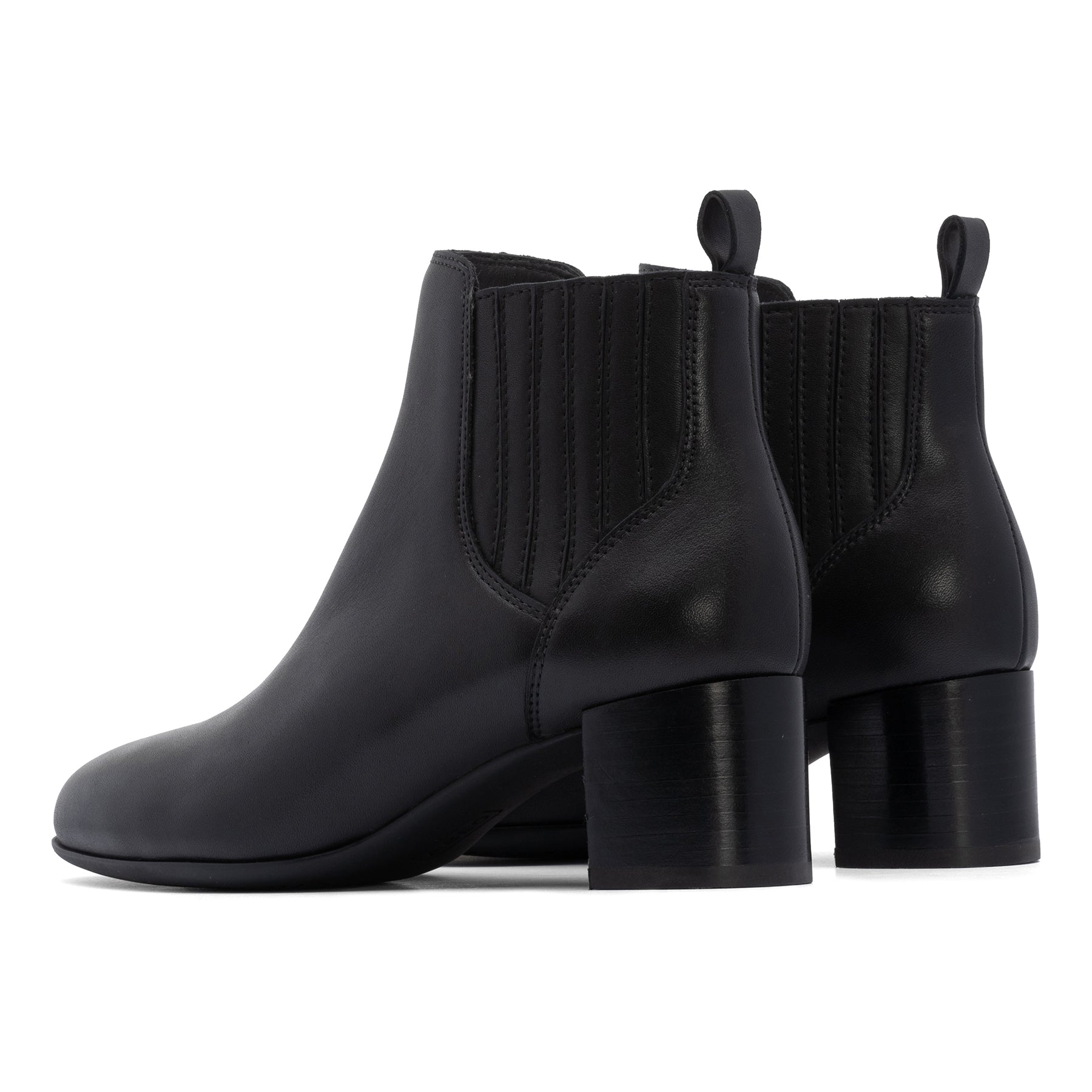 Abeo Plaza Chelsea Black Boots for Women - Stylish & Comfortable Ankle Boots for Casual Wear & Office Outfits