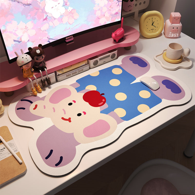Customizable Large Mouse Pad for Laptop & Office Desk - Non-Slip Computer Keyboard Mat with Ergonomic Design for Gaming, Work & Study | Home & Office Workspace Essential
