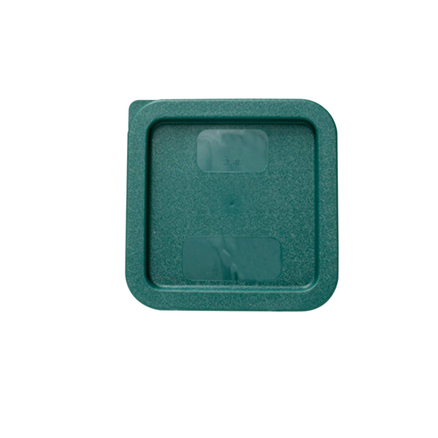 Tiger Chef 2 Quart Clear Square Polycarbonate Food Storage Containers with Green Lids - Commercial Grade, BPA-Free, Microwave & Dishwasher Safe - Perfect for Meal Prep, Leftovers, and Restaurant Use