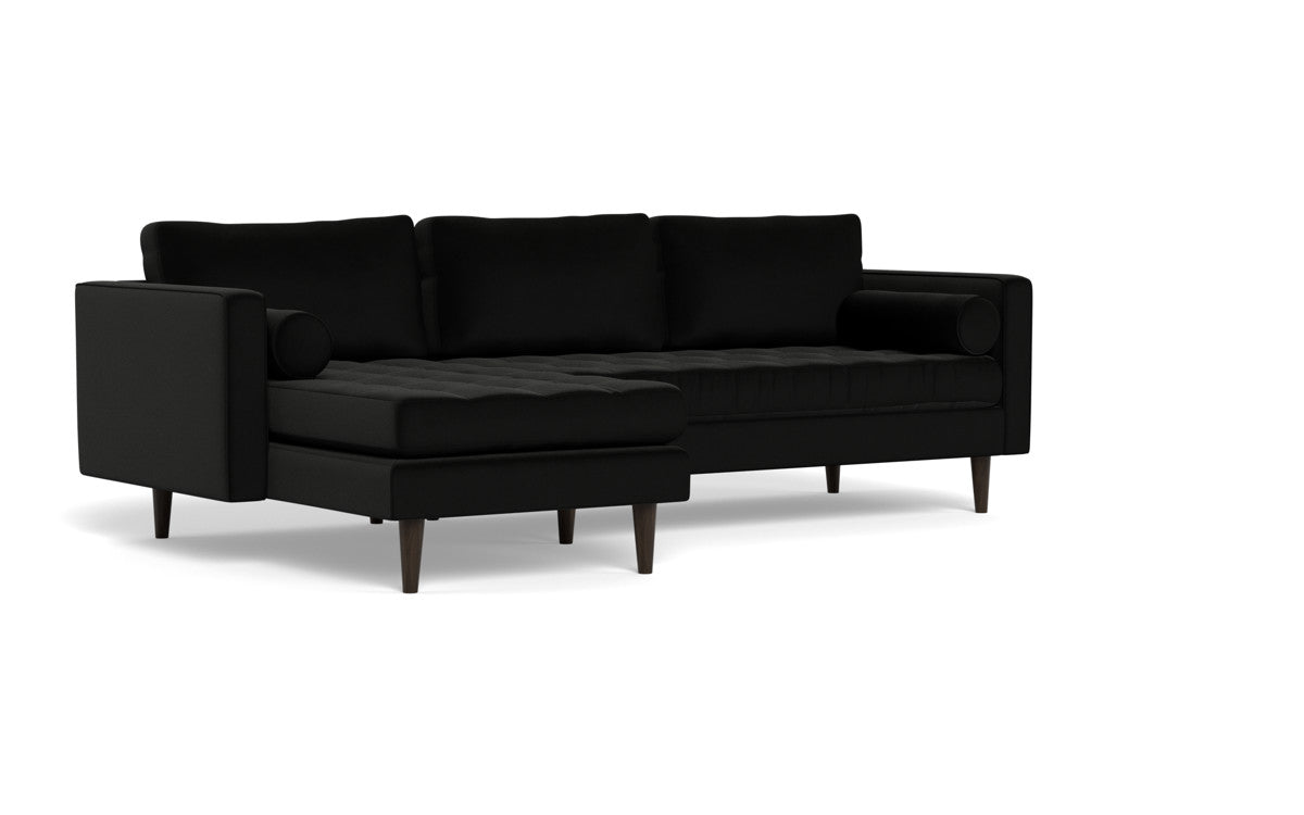 Ladybird 102 Left Chaise Sectional Sofa - Modern L-Shaped Couch with Chaise Lounge, Soft Fabric Upholstery, Comfortable Living Room Furniture for Small Spaces, Apartments & Home Theater Seating