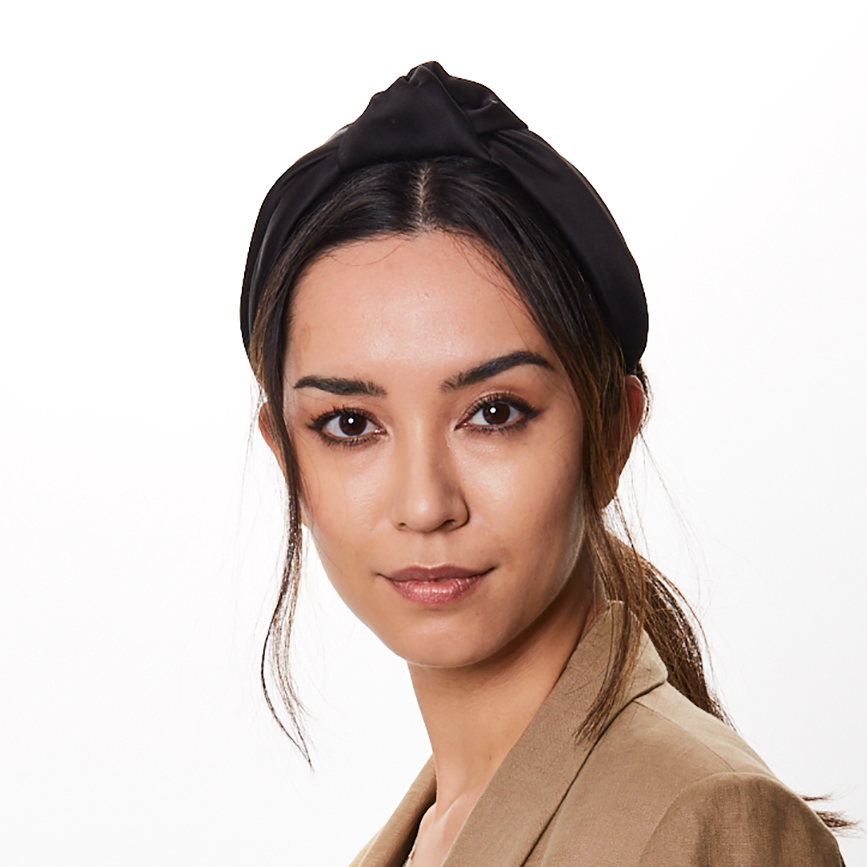 Elegant Maryn Satin Headband for Women - Soft & Comfortable Hair Accessory for Workouts, Yoga, and Everyday Style
