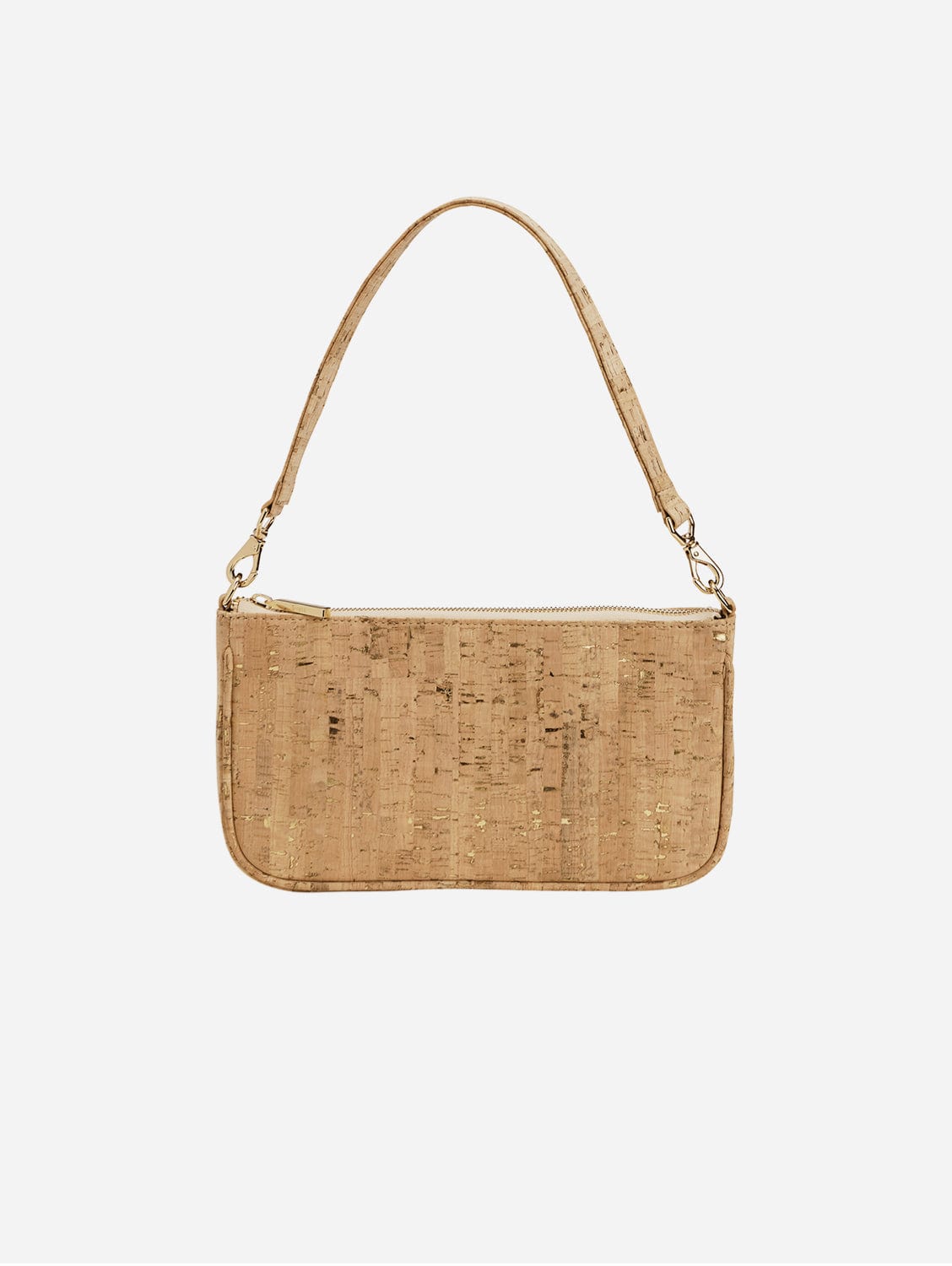 Gaia Vegan Cork Shoulder Bag for Women - Eco-Friendly Gold Speckled Crossbody Purse | Perfect for Travel, Work & Everyday Use