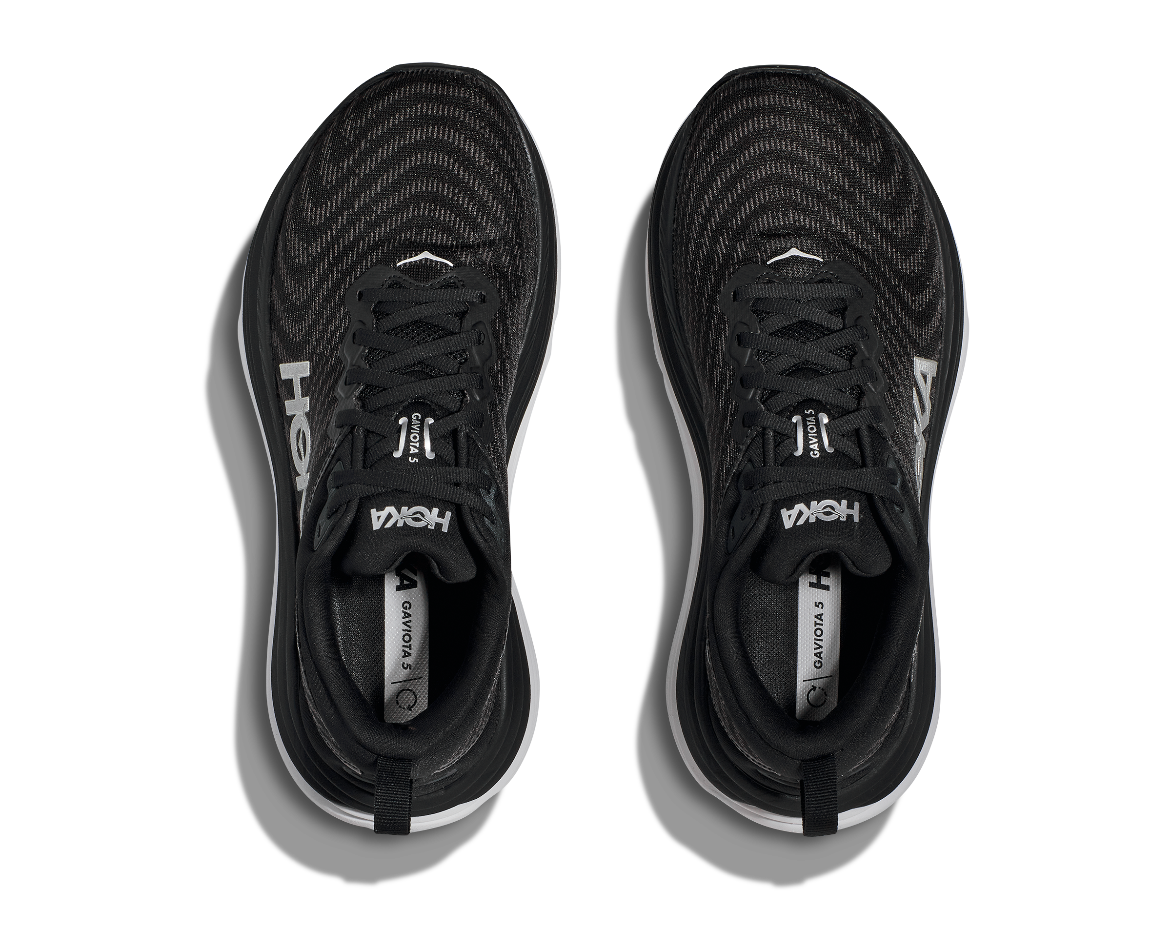 Women's Gaviota 5 Running Shoes - Black/White (BWHT) | Lightweight Cushioned Sneakers for Jogging, Gym Workouts & Everyday Wear