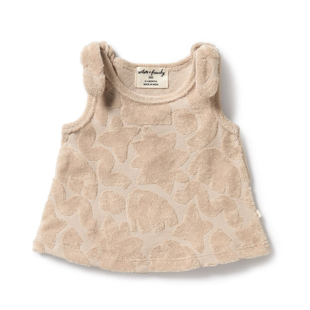 Organic Cotton Baby Terry Singlet - Soft & Breathable for Newborns & Infants | Perfect for Playtime, Sleep & Everyday Comfort