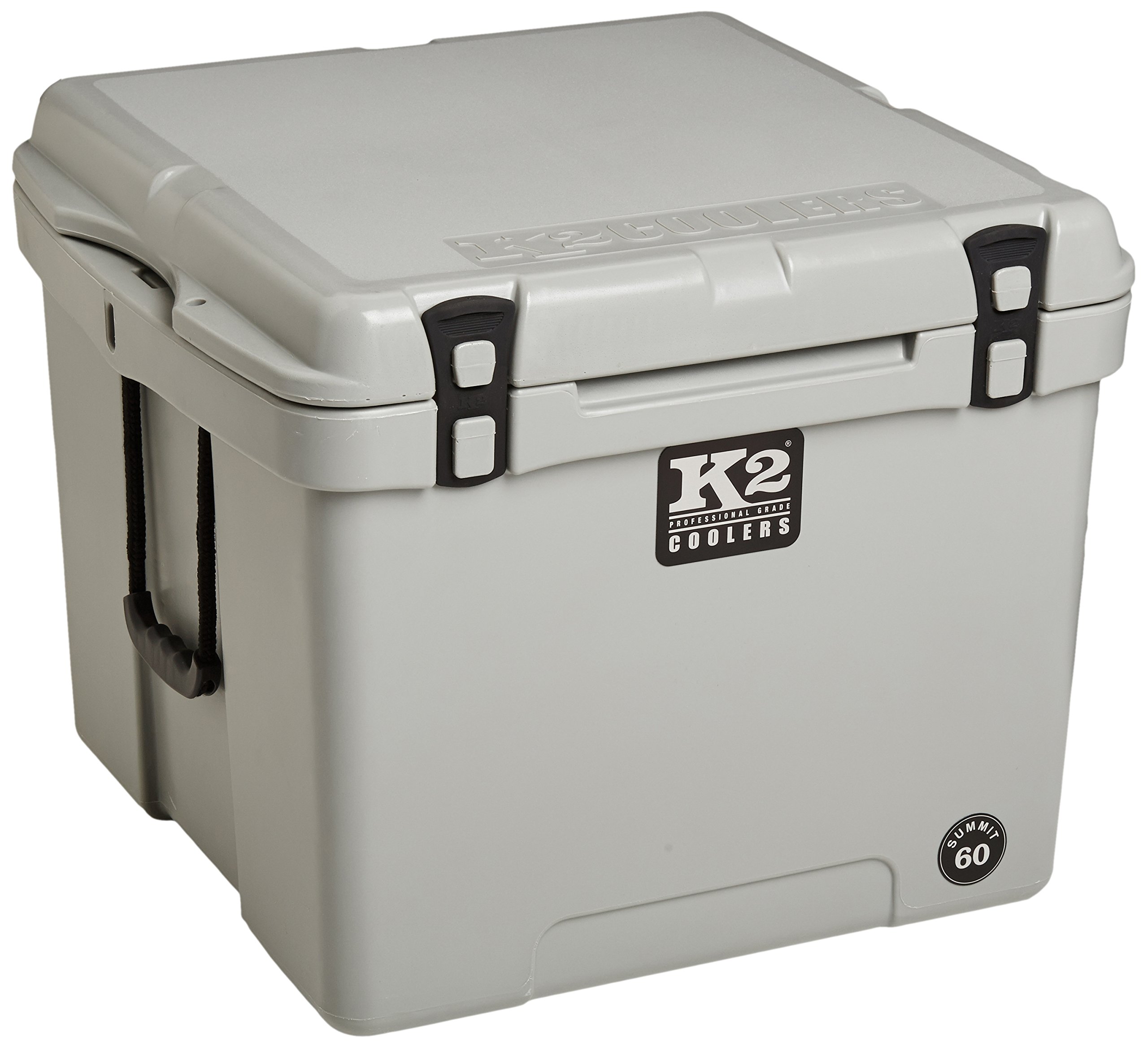 K2 Coolers Summit 60 Quart Rolling Cooler - Heavy Duty Insulated Ice Chest for Camping, Beach, Tailgating & Outdoor Adventures - Keeps Ice for 7+ Days