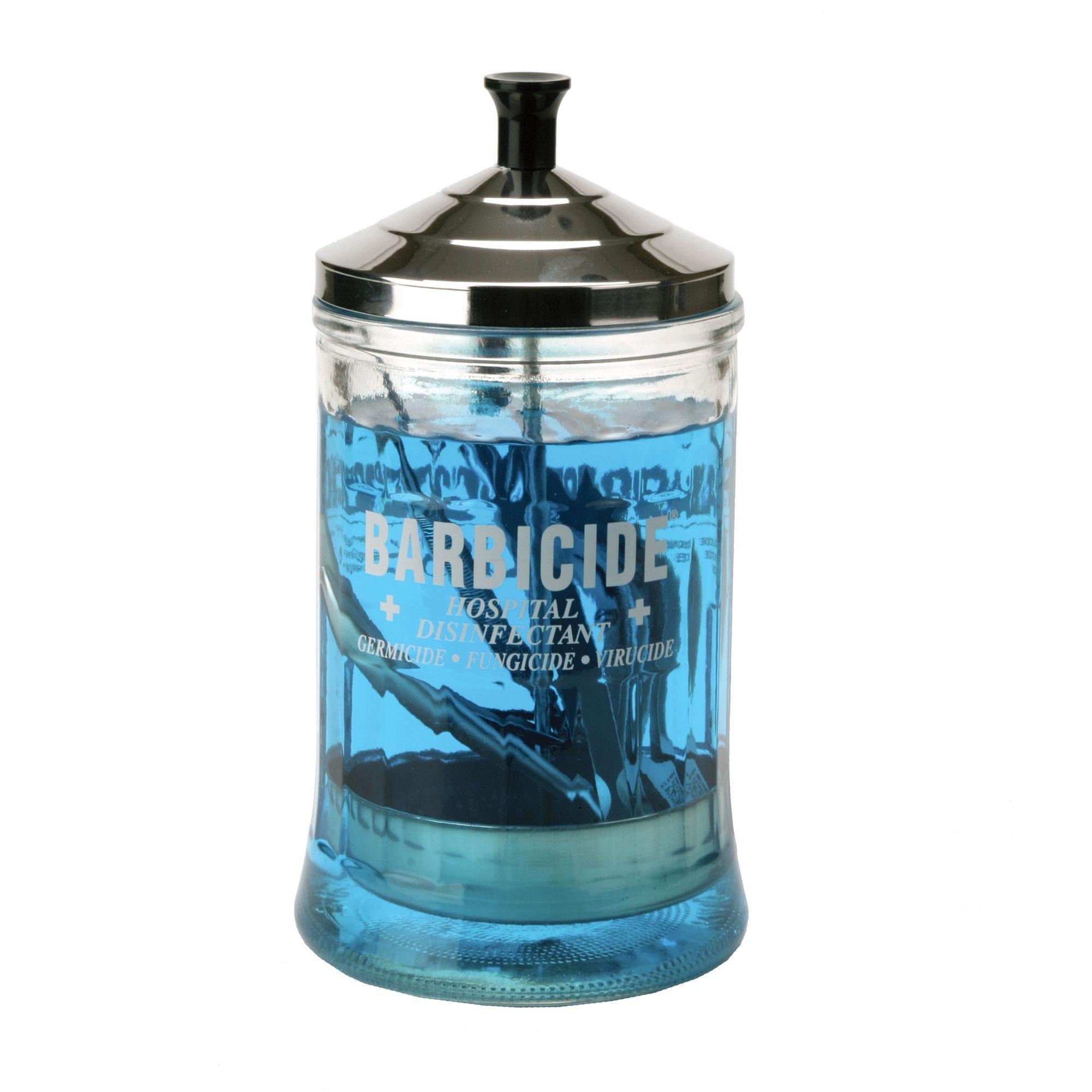 Barbicide Manicure Jar - Small, Medium & Large Sizes for Salon & Home Nail Care | Professional Disinfection Solution for Manicure Tools