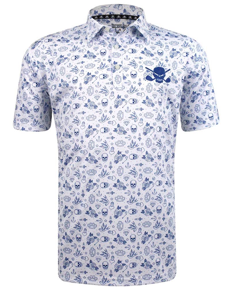 ProCool Men's Golf Shirt - Breathable Performance Polo for Tattoo Artists & Golfers - Perfect for Summer Golfing & Tattoo Studio Work