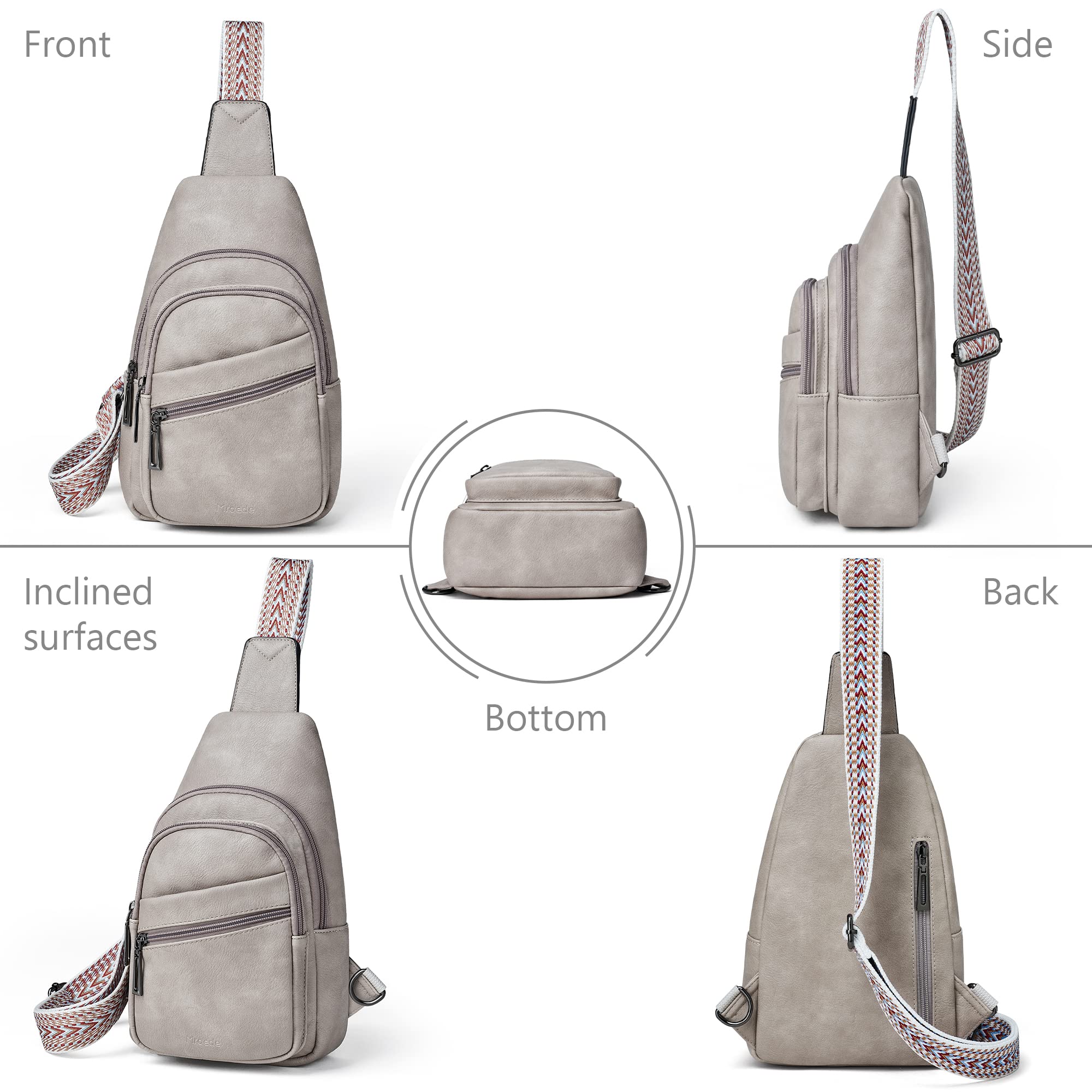 Women's Crossbody Sling Bag - Fashionable Chest Bag & Fanny Pack for Travel, Shopping & Daily Use | Lightweight Hands-Free Purse for Work, Gym & Outdoor Activities