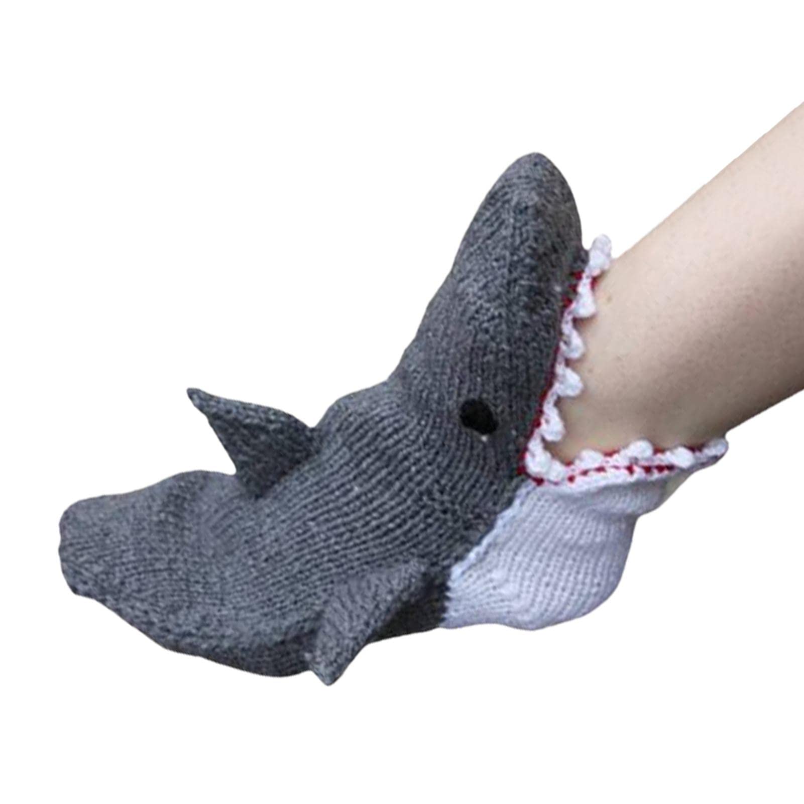 Fun Cartoon Knit Crocodile Socks - Animal Print Crew Socks for Boys & Girls - Wide Mouth Design - Soft Comfortable Knitted Socks for Kids - Perfect for School, Playtime & Costume Parties