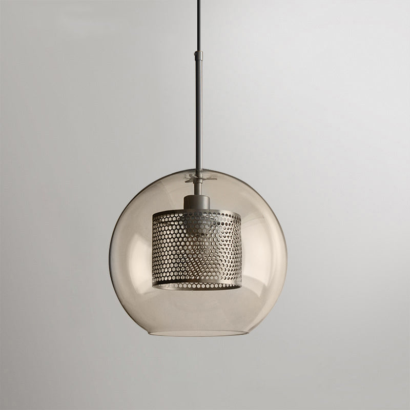 Chiswick Glass Pendant Light - Modern Hanging Ceiling Lamp for Kitchen Island, Dining Room & Bedroom Lighting - Elegant Home Decor Fixture