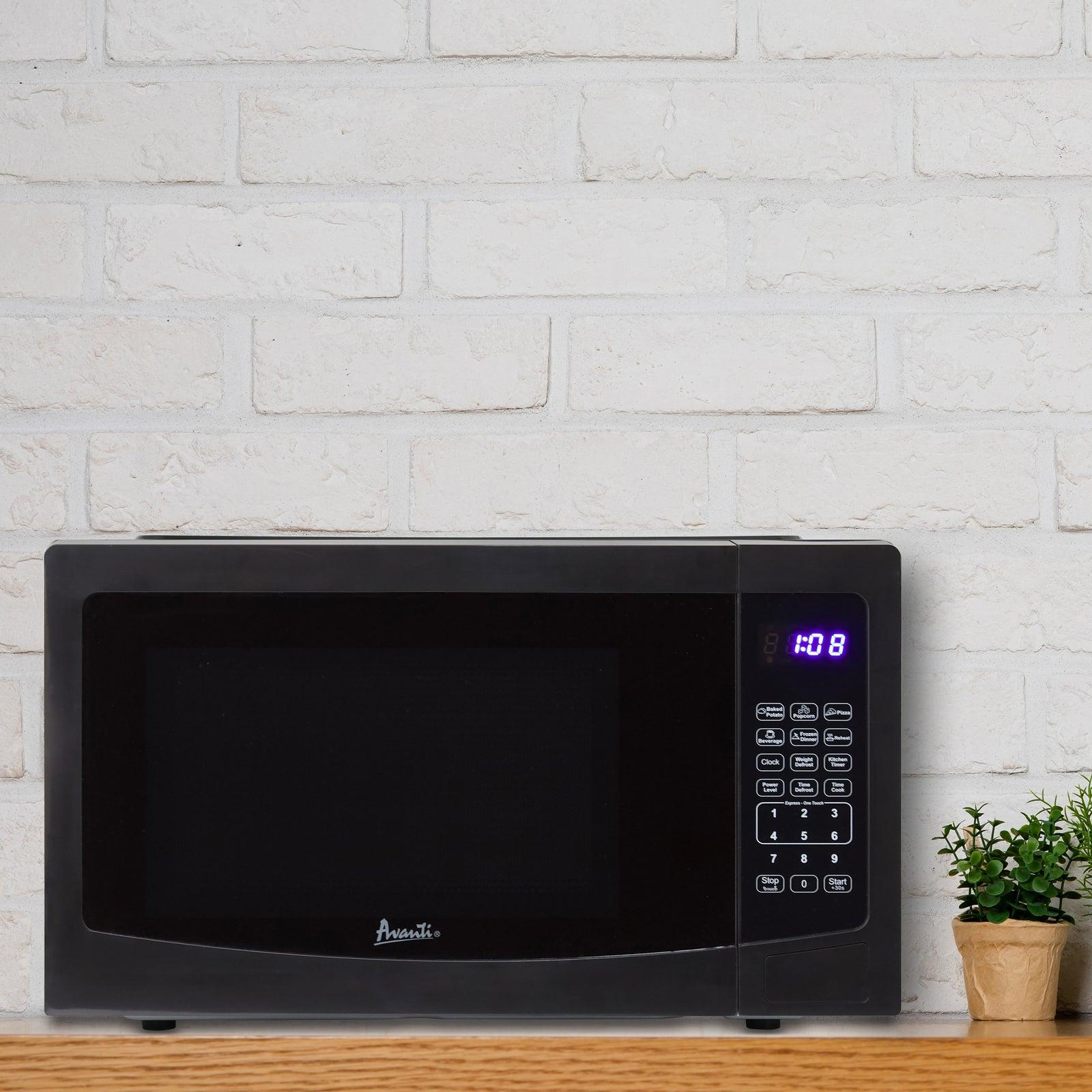 Avanti MT115V0W 1.1 Cu. Ft. White Countertop Microwave Oven - Compact & Efficient for Small Kitchens, Dorms, Offices & RVs
