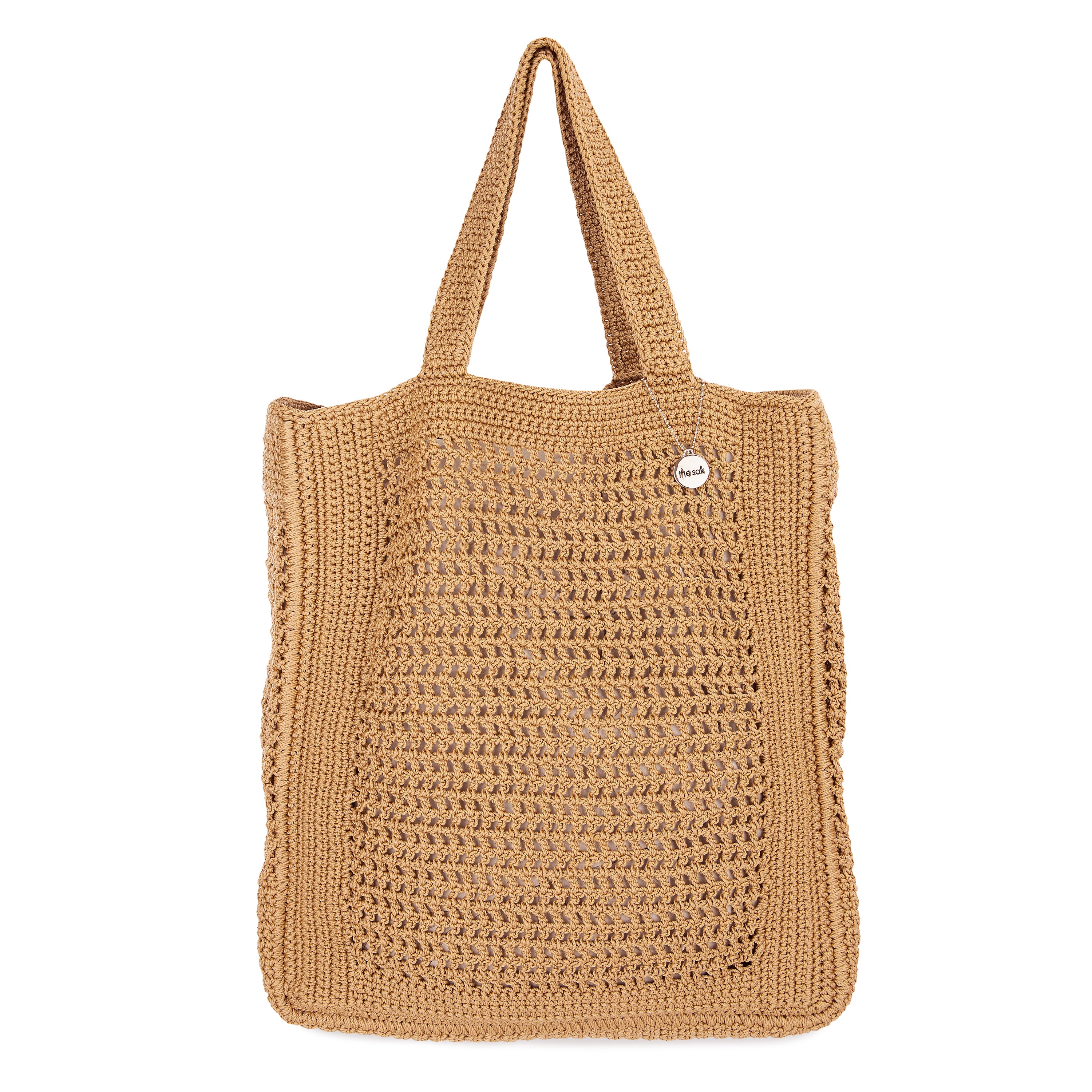 Lanie Market Tote Bag - Large Reusable Grocery Shopping Tote with Reinforced Handles - Perfect for Farmers Market, Beach Trips, and Everyday Errands