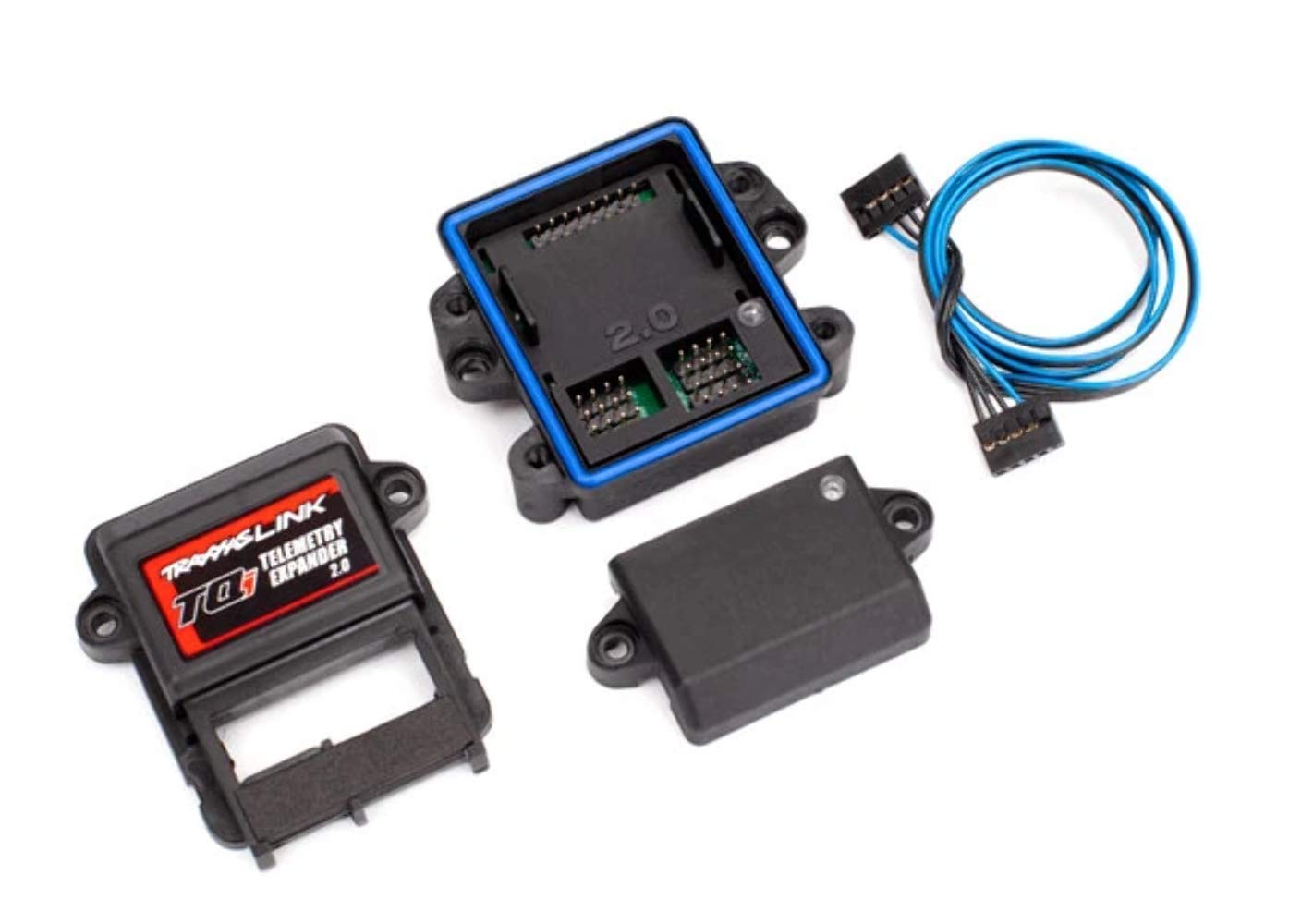 Traxxas TRA6550X Telemetry Expander 2.0 for TQi Radio System - GPS Module Compatible (Works with #6551X) - Perfect for RC Car Performance Tracking & Racing Upgrades