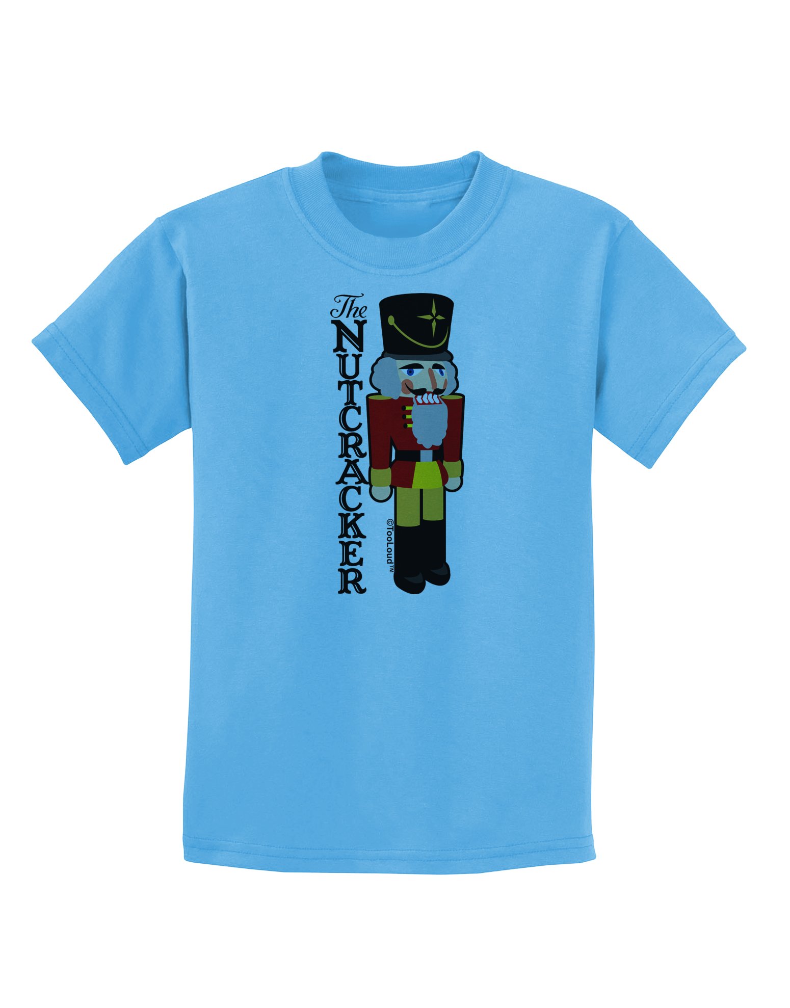 TooLoud The Nutcracker Graphic Print Kids T-Shirt - Fun Holiday Christmas Outfit for Children's Parties & Family Gatherings