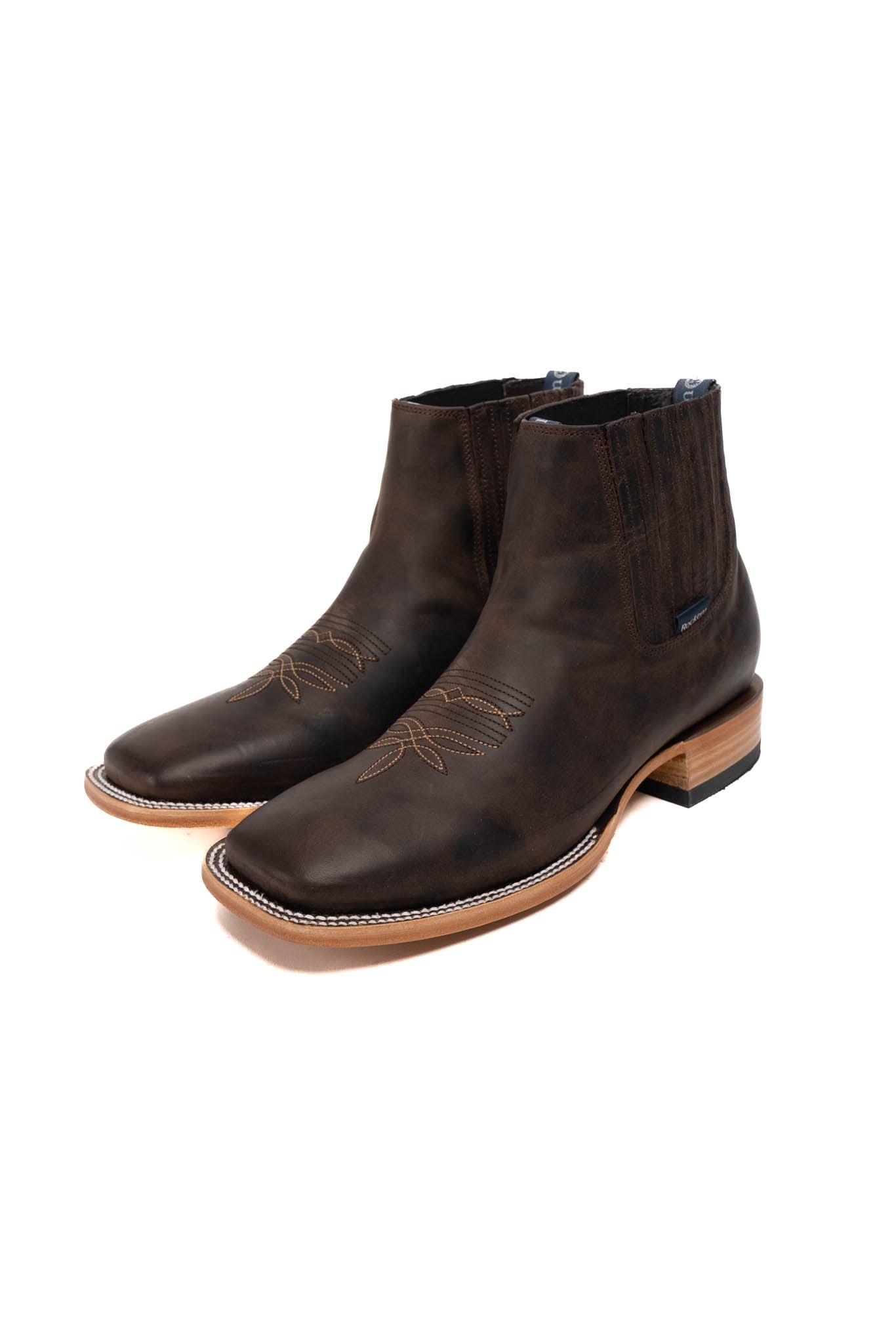 Senegal Ebano Men's Square Toe Ankle Boots - Stylish & Comfortable Leather Boots for Casual Wear, Work & Outdoor Activities
