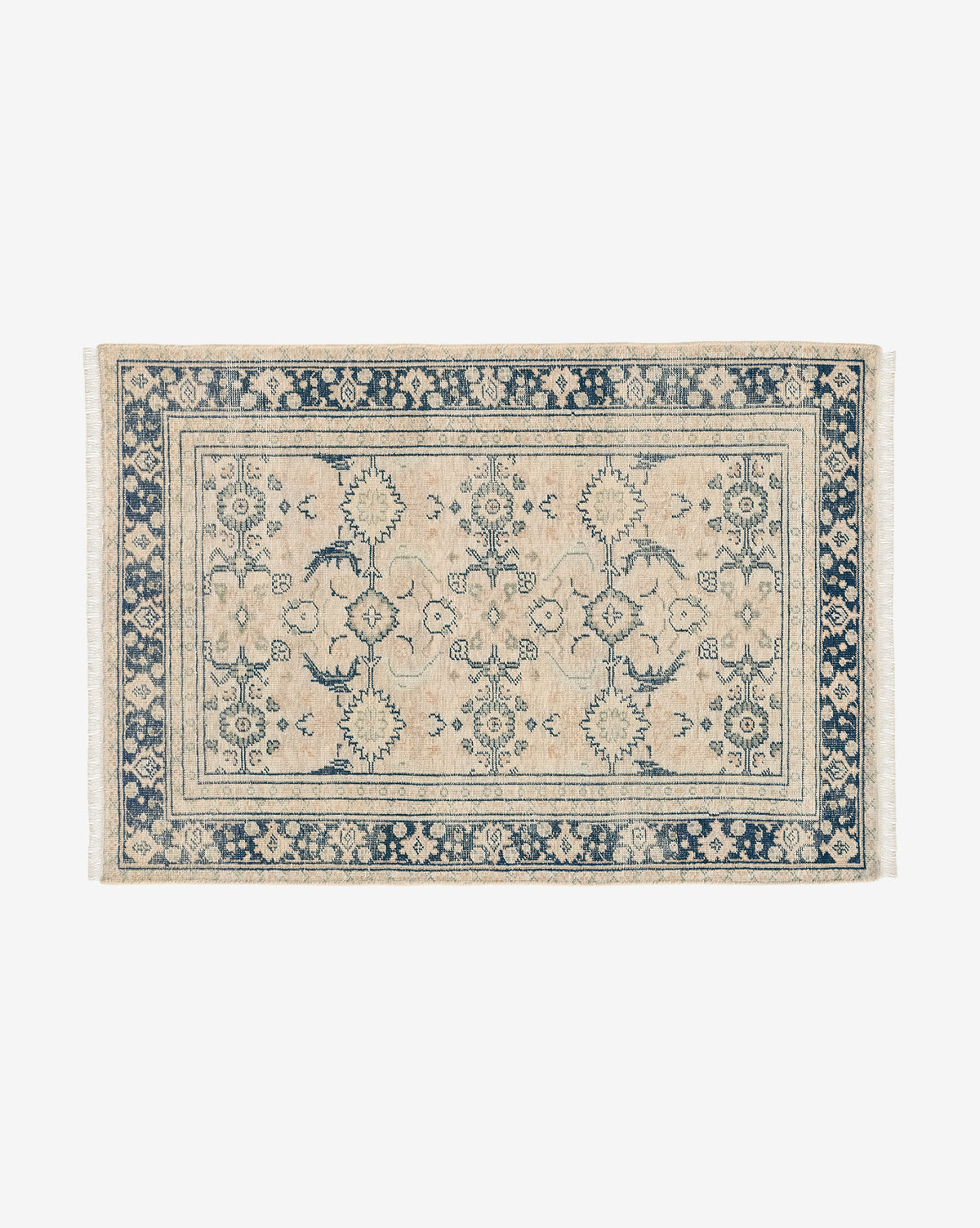 Vercelli Hand Knotted Wool Rug - Premium Handmade Area Rug for Living Room, Bedroom & Dining Room - Soft & Durable Home Decor