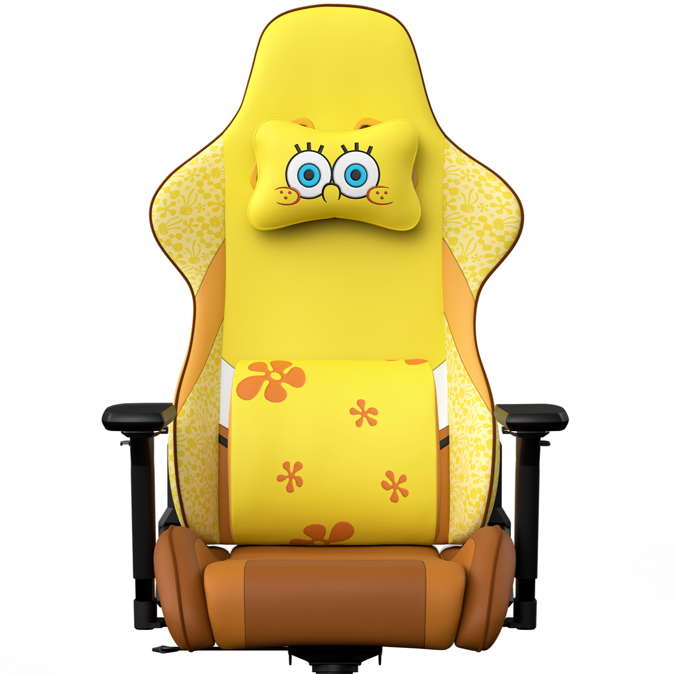 SpongeBob SquarePants Gaming Keyboard and Ergonomic Chair Set - Perfect for Gamers, Streamers & Anime Fans - Home Office & Gaming Room Setup