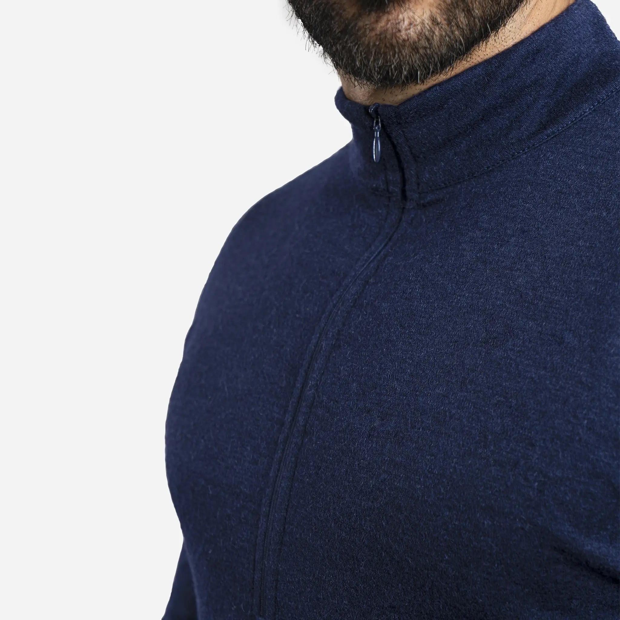 Men's Alpaca Wool Base Layer - 300 Lightweight Half Zip Thermal Shirt for Hiking, Skiing & Winter Outdoor Activities