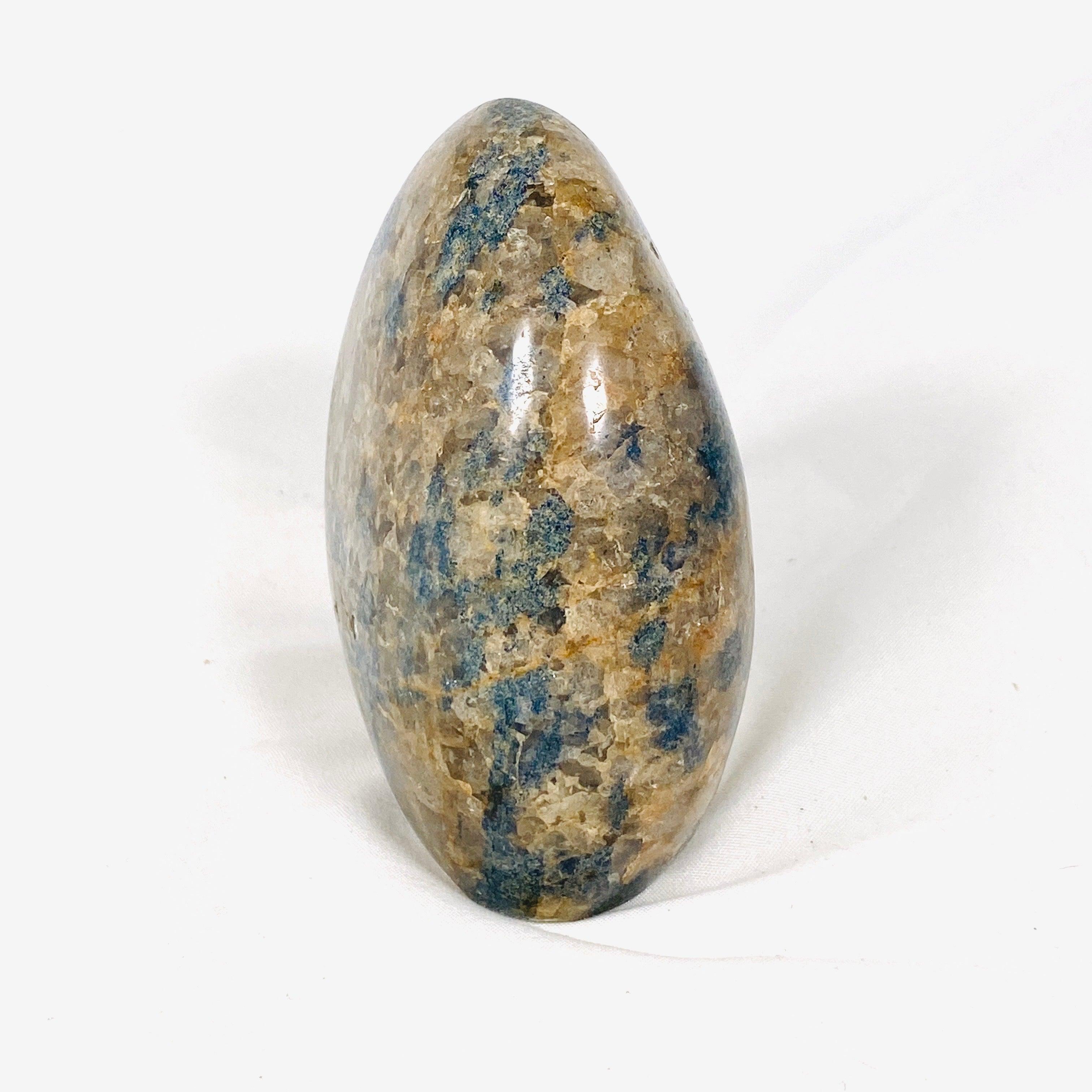 Natural Blue Spinel in Quartz Freeform Cabochon - C1332 | Healing Crystal for Meditation, Jewelry Making & Energy Work