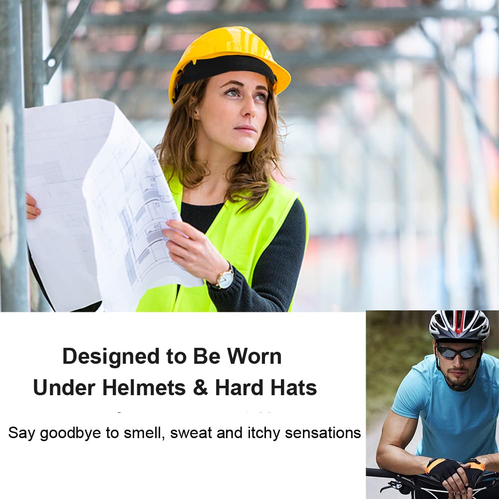 6 Pack Cooling Skull Caps - Moisture Wicking Helmet Liner for Running & Cycling - Breathable Beanie for Men & Women - Perfect for Workouts, Sports & Outdoor Activities
