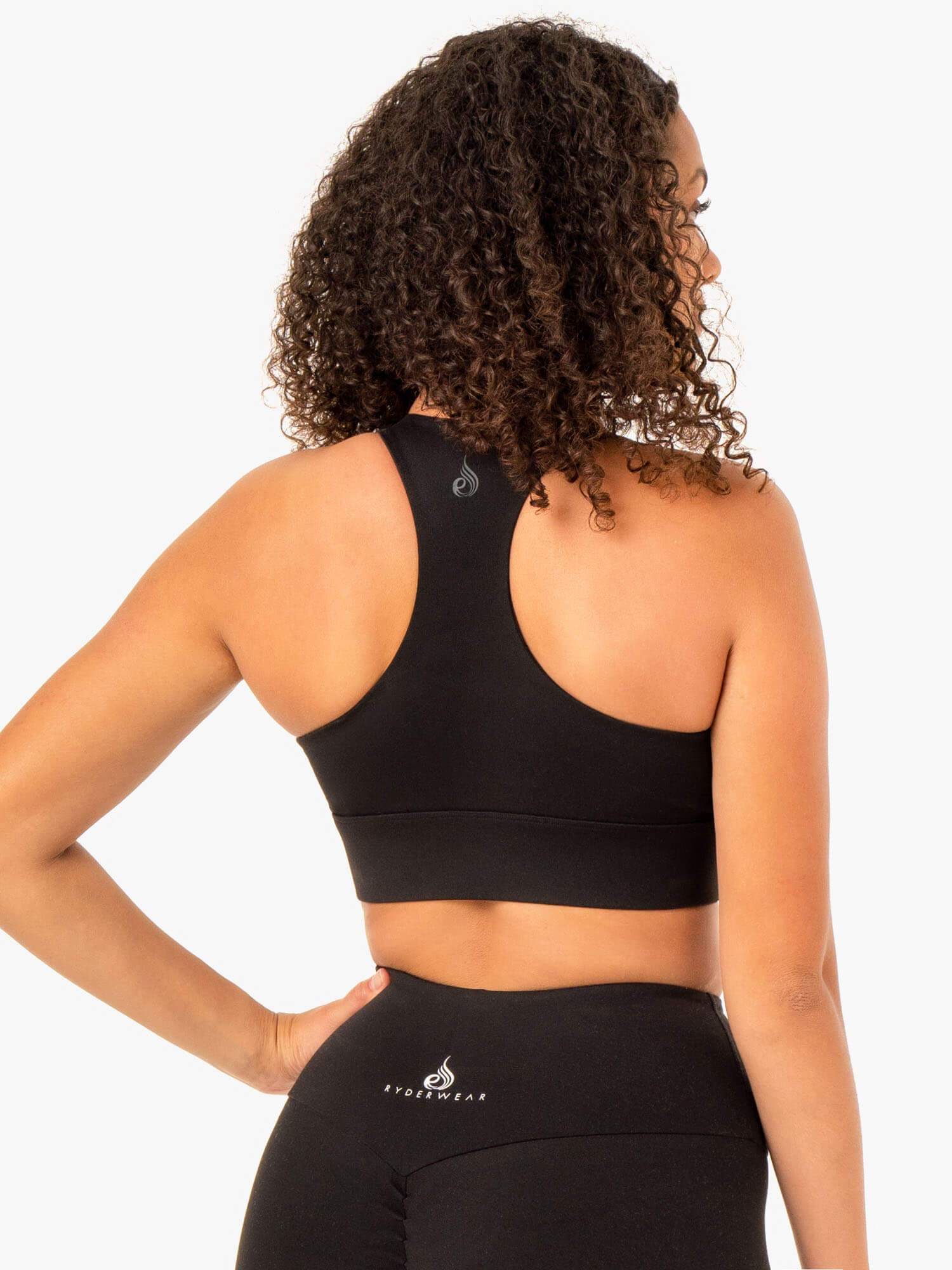 Focus Contour Sports Bra for Women - High Impact Workout, Running, Yoga - Breathable & Supportive Black Activewear for Gym & Fitness