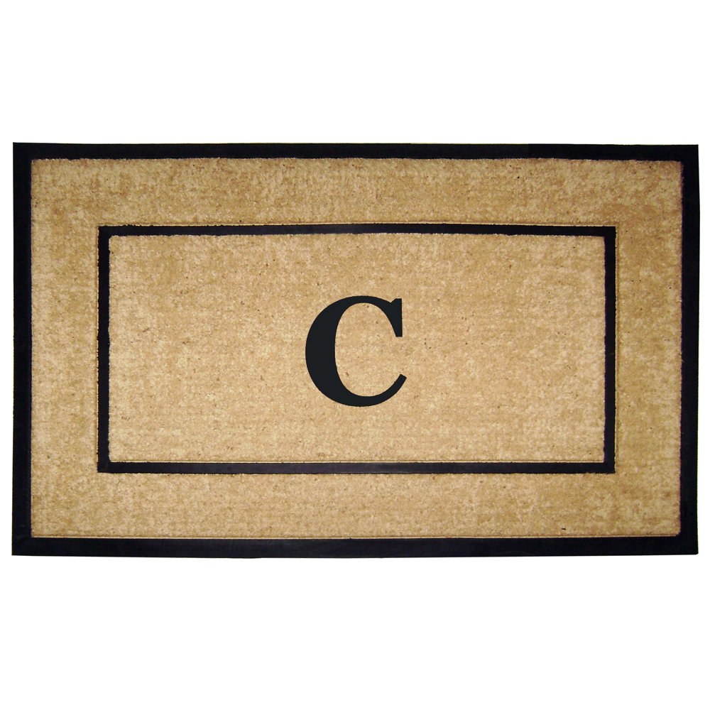 Premium Monogrammed Coir Rubber Border Doormat - 30