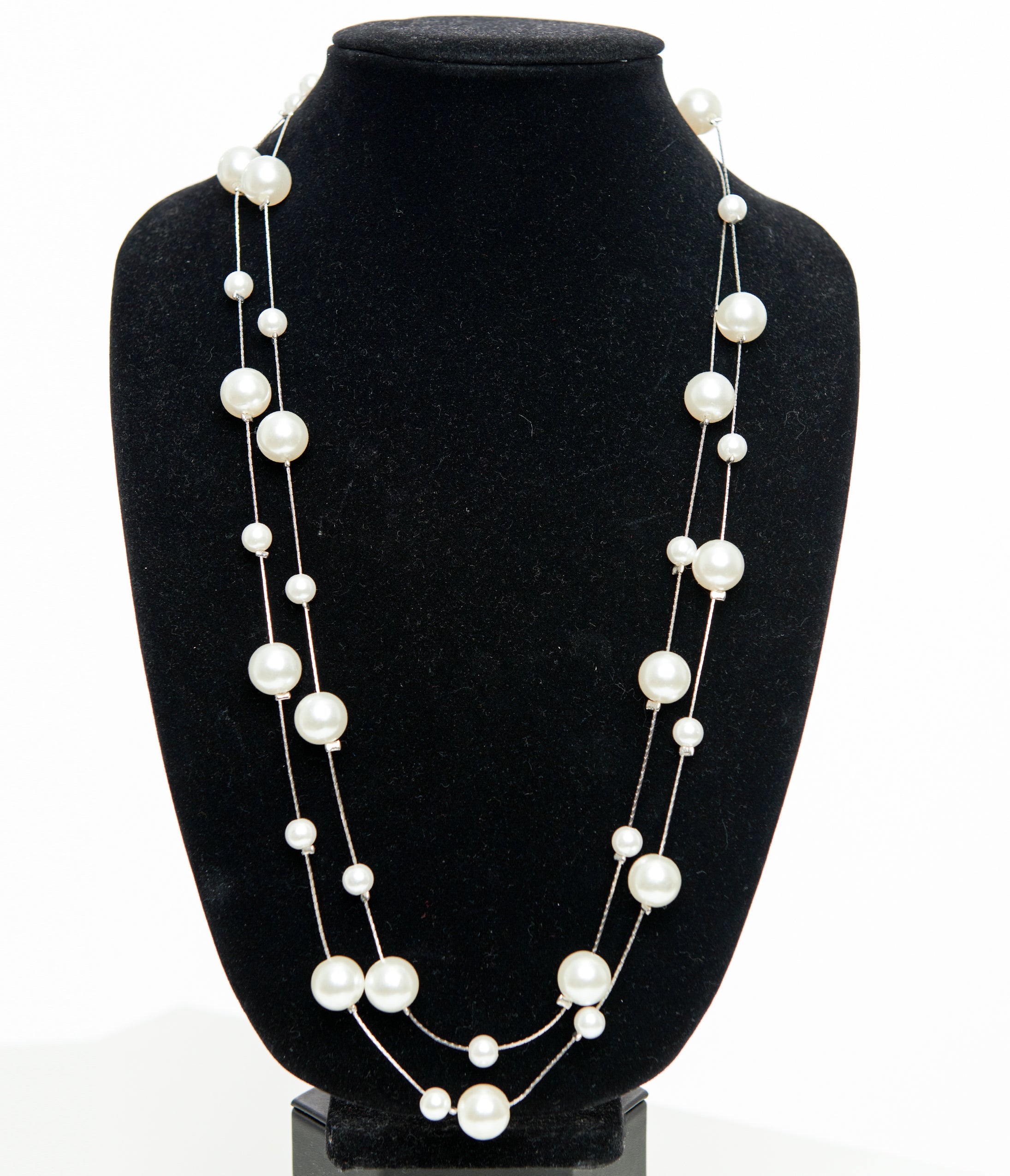 Elegant Vintage 60-Inch Long Pearl Necklace for Women - Perfect for Weddings, Parties & Formal Occasions