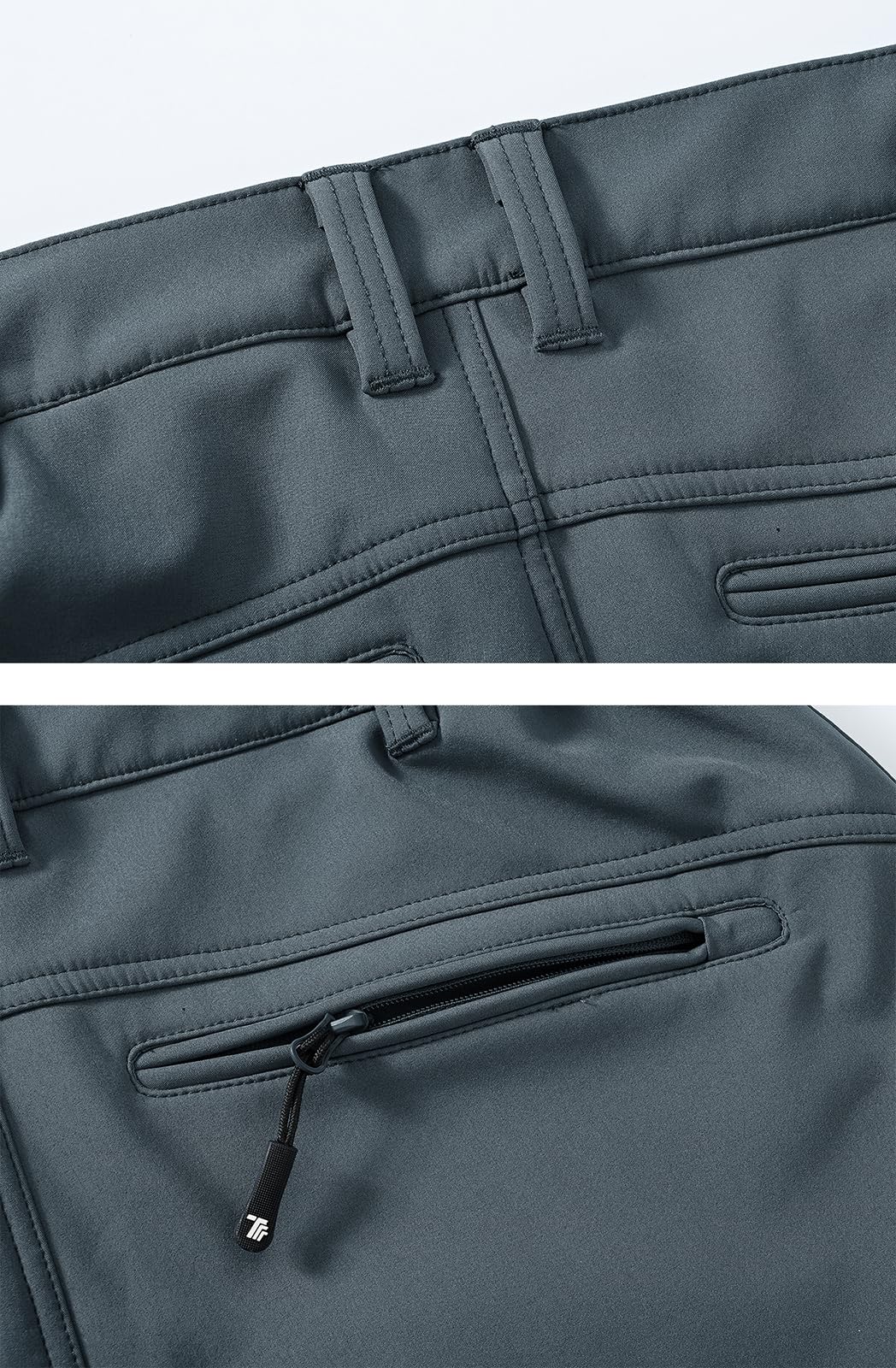 Women's Fleece Lined Waterproof Winter Pants - Insulated Softshell Snow Ski Hiking Pants for Women | Warm Thermal Outdoor Pants for Skiing, Snowboarding & Mountain Climbing