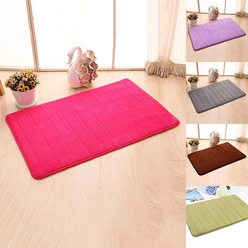 SHLUTESOY Non-Slip Vertical Stripes Area Rug - Soft Thick Carpet for Living Room, Bedroom & Nursery - Eco-Friendly Floor Mat in Green (3'x5') - Perfect for Home Decor, Kids Play Area & Pet-Friendly Spaces