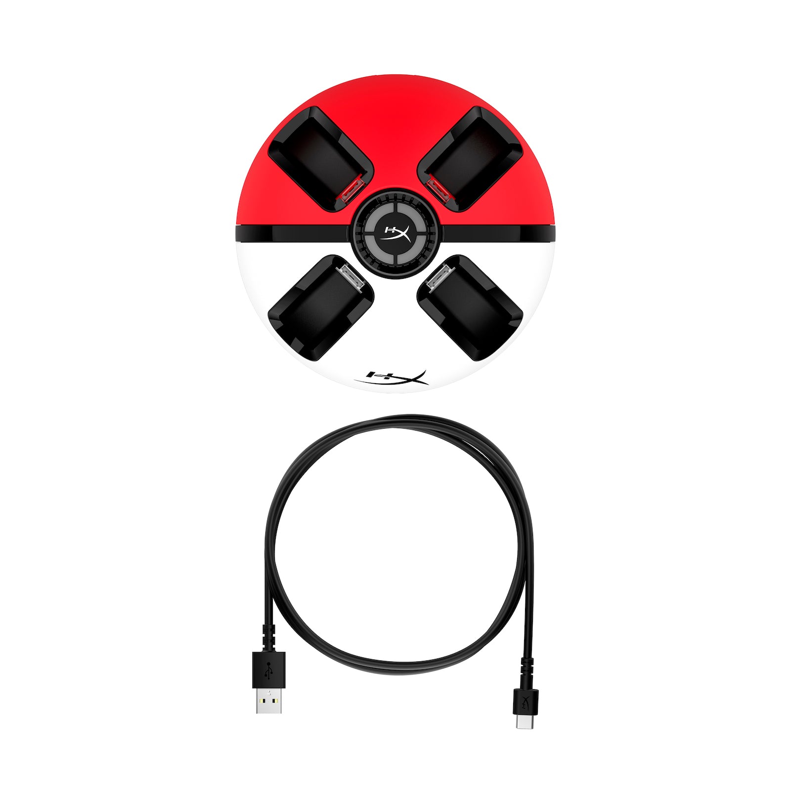 HyperX ChargePlay Quad 2 Nintendo Switch Controller Charger - Fast Charging Dock for 4 Joy-Cons - Perfect for Gaming Parties & Multiplayer Sessions