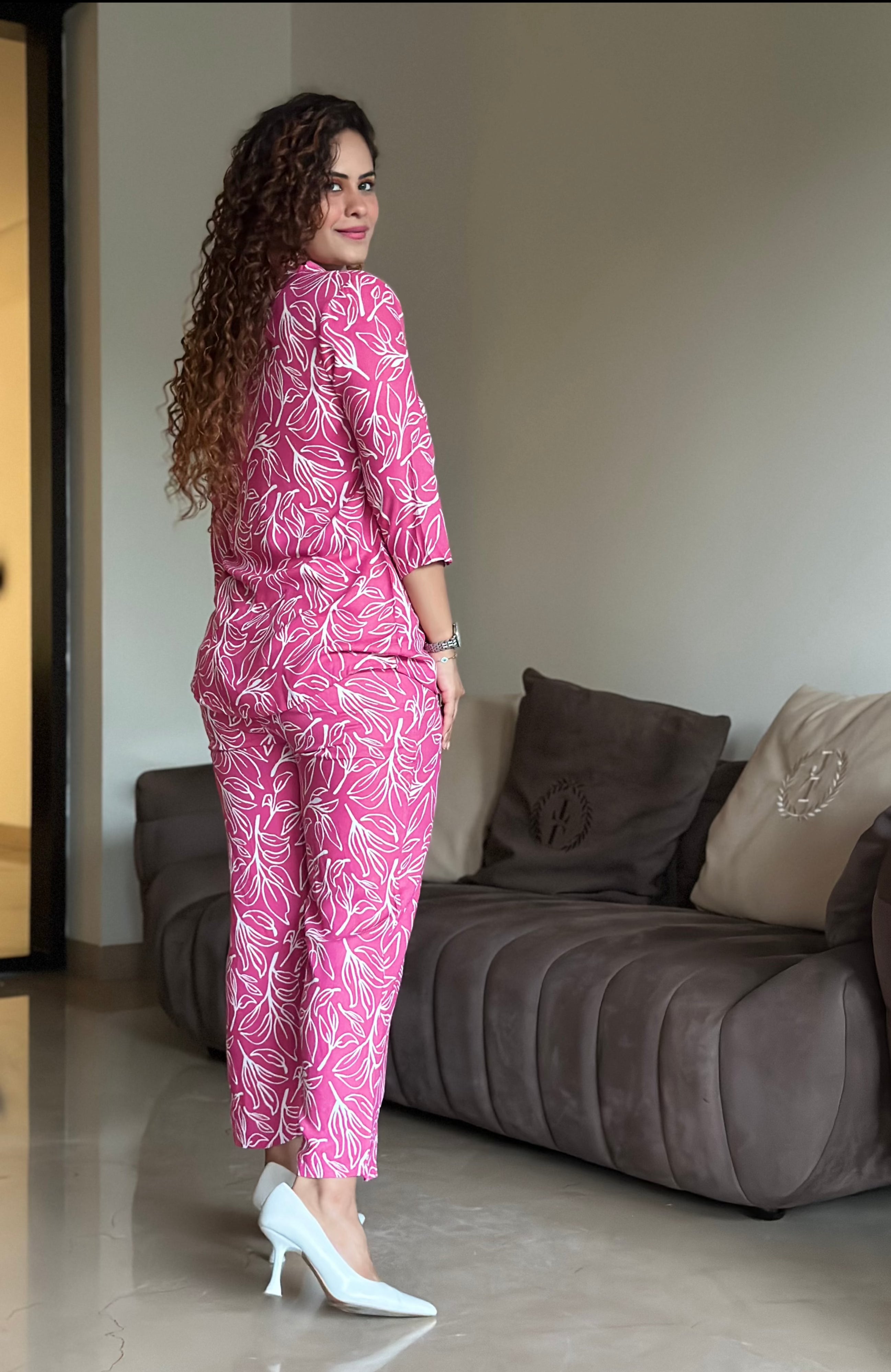 Trendy Pink Matching Outfit Set for Women | Summer Casual Wear & Street Style Fashion | Perfect for Dates, Parties, and Everyday Outfits