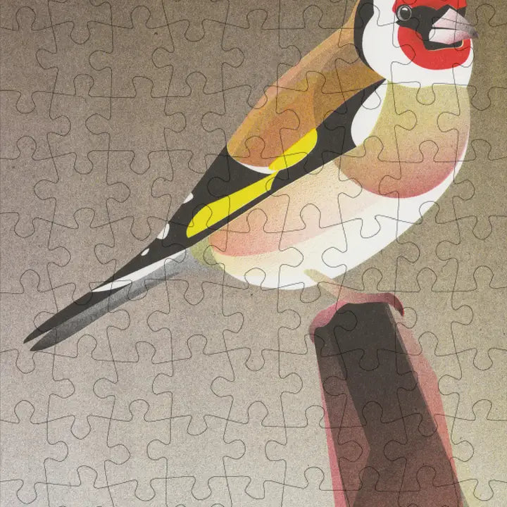 Gold Finch 99 Piece Mini Jigsaw Puzzle for Kids & Adults - Fun Educational Toy for Family Game Night, Classroom Activities & Stress Relief