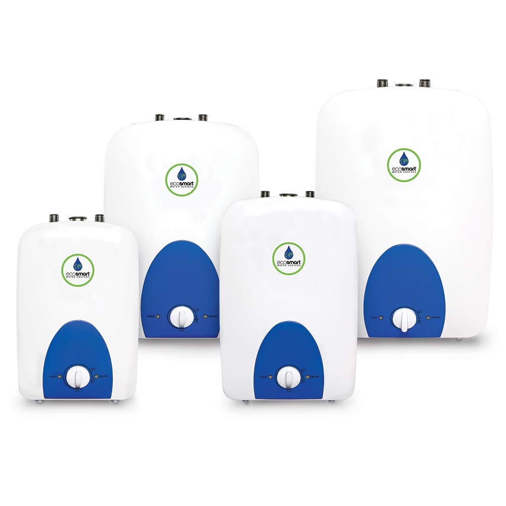 EcoSmart ECO MINI 4 4-Gallon 120V Electric Mini Tank Water Heater - Compact & Energy Efficient - Perfect for Small Bathrooms, Kitchen Sinks & RV Use