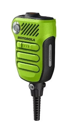 Motorola XVE500 (PMMN4138A) Two-Way Radio Remote Speaker Microphone - Hands-Free Communication for Security, Construction & Outdoor Activities
