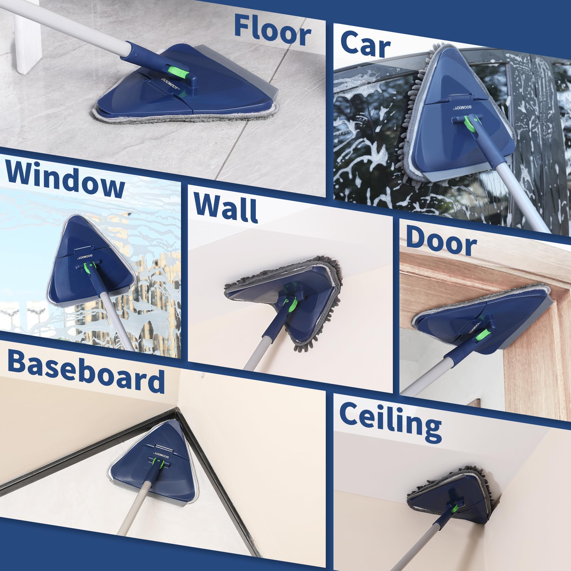 BOOMJOY Wall Cleaner Mop with 82