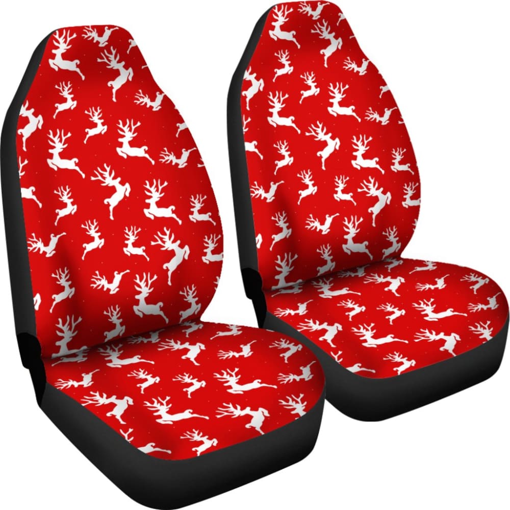 Best Christmas Reindeer Car Seat Covers - Perfect Holiday Gift for Car Lovers (210601) | Great for Winter Road Trips & Festive Decorations