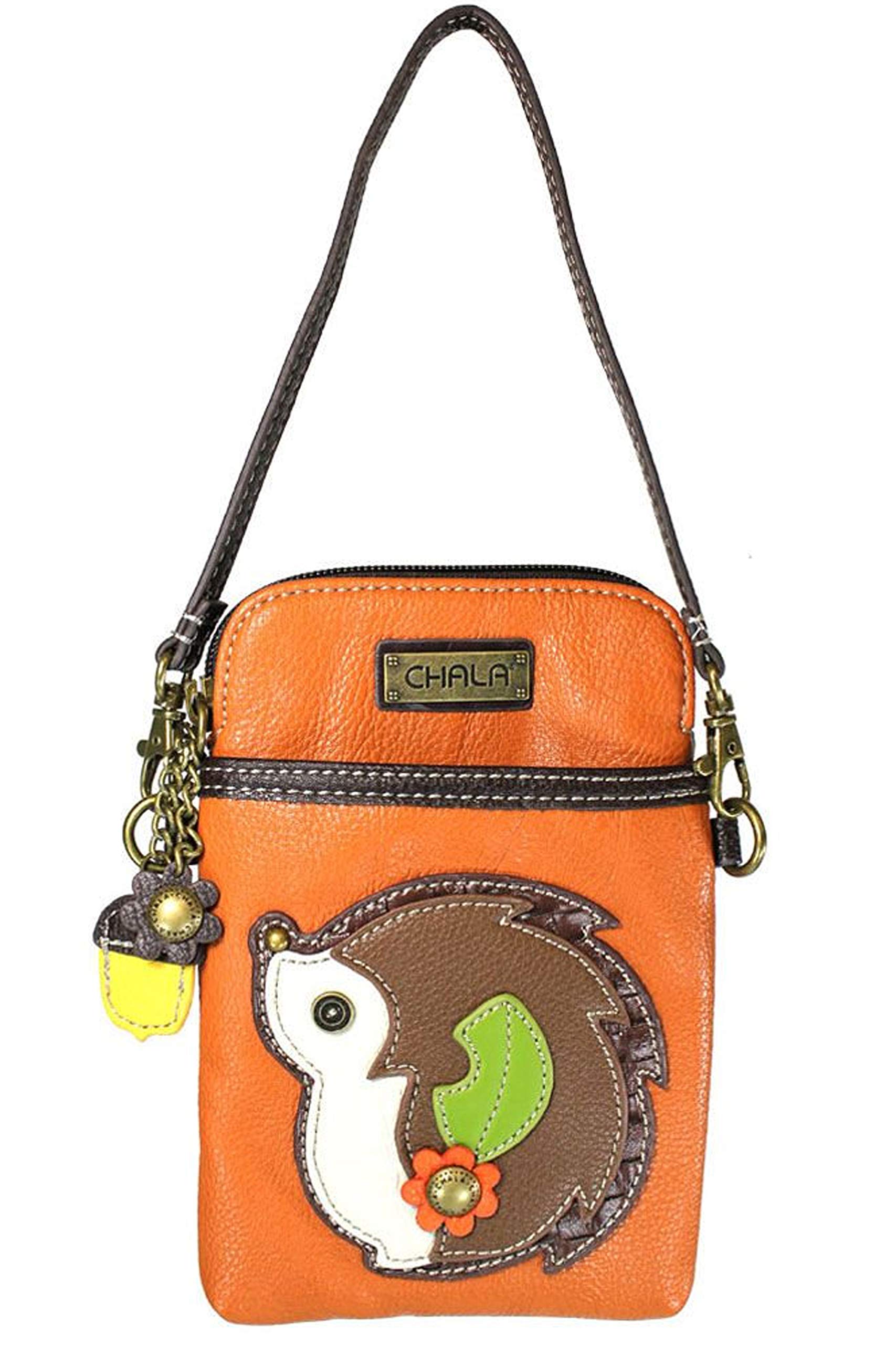 Chala Hedgehog Crossbody Phone Bag for Women - Adjustable Strap, Convertible Shoulder Purse - Perfect for Travel, Shopping, and Everyday Use