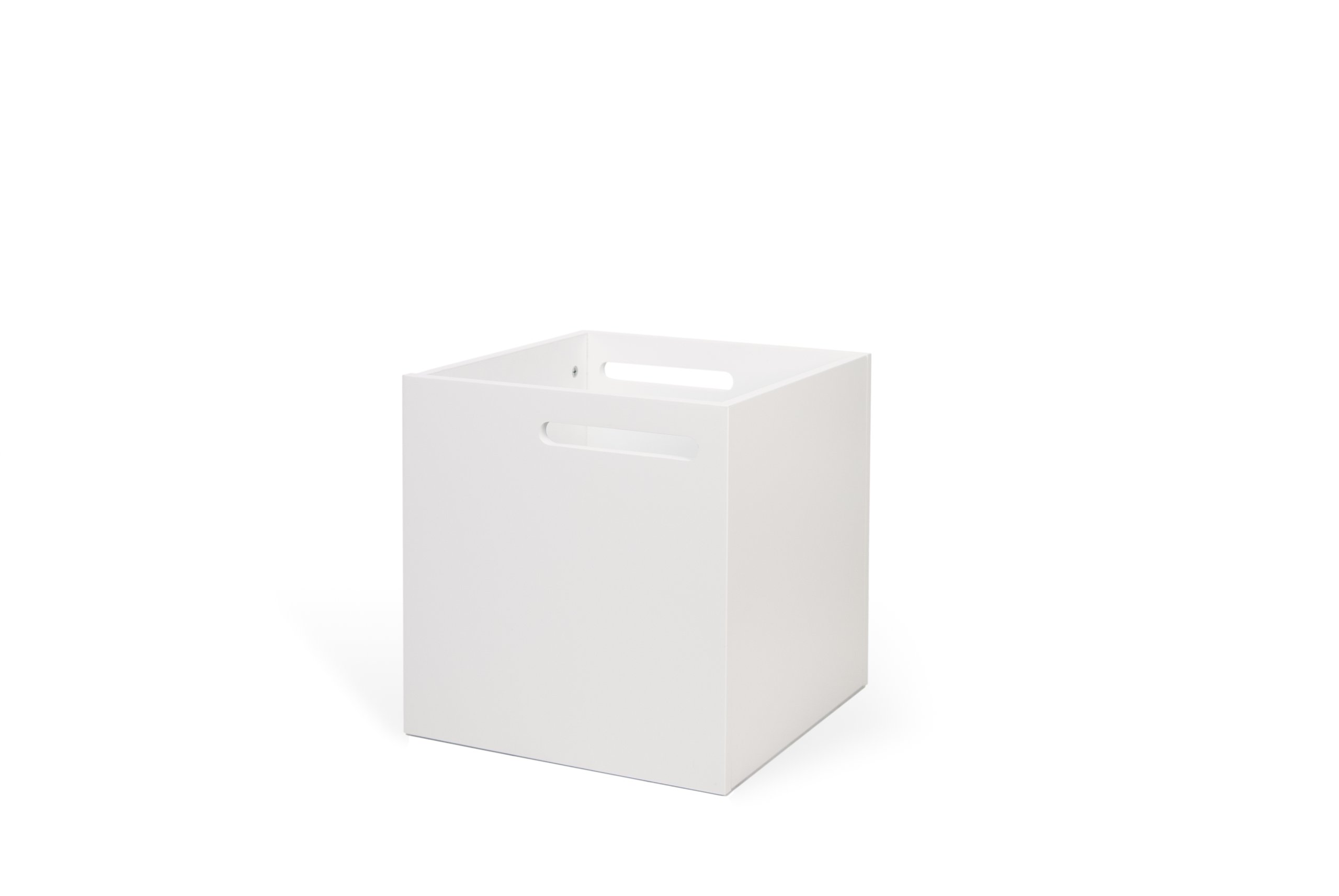 Pure White Shelving Unit Box - Durable Storage Organizer for Home, Office & Garage - Perfect for Books, Toys & Decor