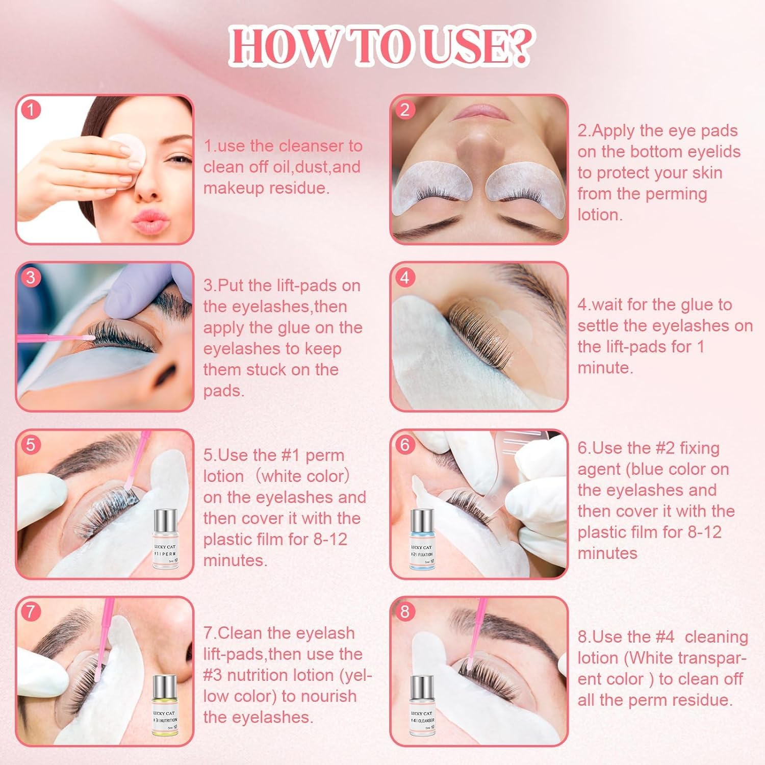 Professional Lash Lift Kit for Salon & Home Use - Eyelash Perming & Curling Kit with Liquid Cils - DIY Eyelash Enhancement for Beautiful, Long-Lasting Curls (Perfect for Bridal Makeup & Special Occasions)