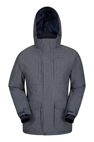 Mountain Warehouse Zodiac Men's Winter Ski Jacket - Waterproof Insulated Snow Jacket for Skiing & Snowboarding - Perfect for Cold Weather & Outdoor Winter Sports