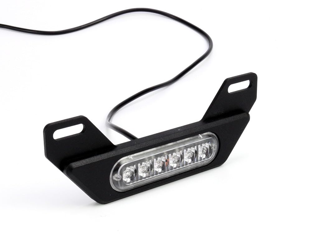 B6 LED Brake Light Kit with License Plate Mount - Universal Waterproof Motorcycle Tail Light for Harley Honda Yamaha - Perfect for Night Riding & Safety Enhancement