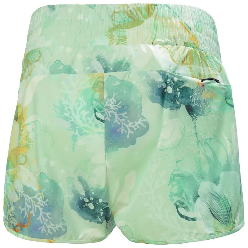 Helly Hansen 2023 Women's Tech Trail Print Shorts - Lightweight Hiking & Running Shorts for Outdoor Adventures