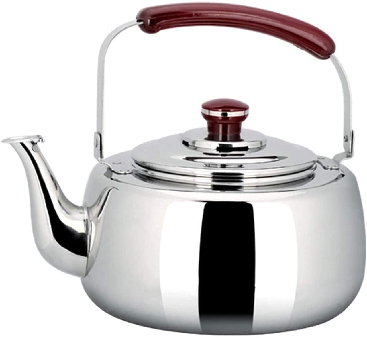 Premium Stainless Steel Whistling Tea Kettle - 3L Capacity with Heat-Resistant Handle for Gas & Electric Stoves - Perfect for Home, Office & Camping Tea Brewing