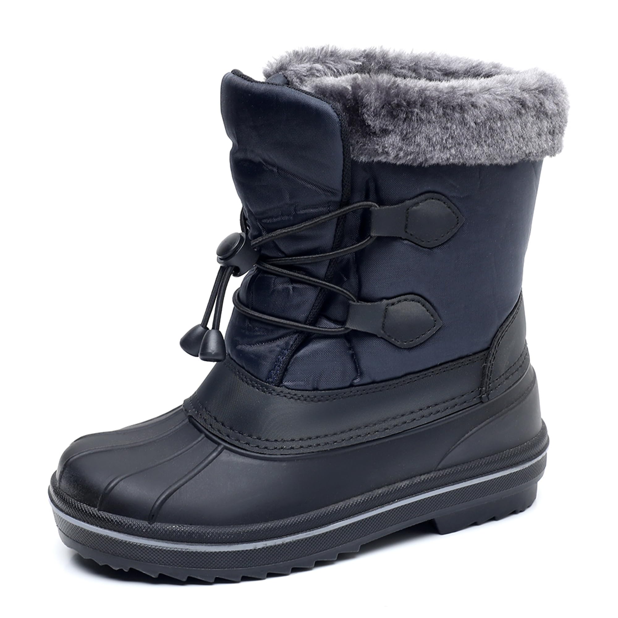 Felabo Kids Waterproof Winter Snow Boots for Boys & Girls - Warm Anti-Snow Booties for Toddler, Little Kid & Big Kid | Perfect for Snow Play, Winter Hiking & Cold Weather Outdoor Activities