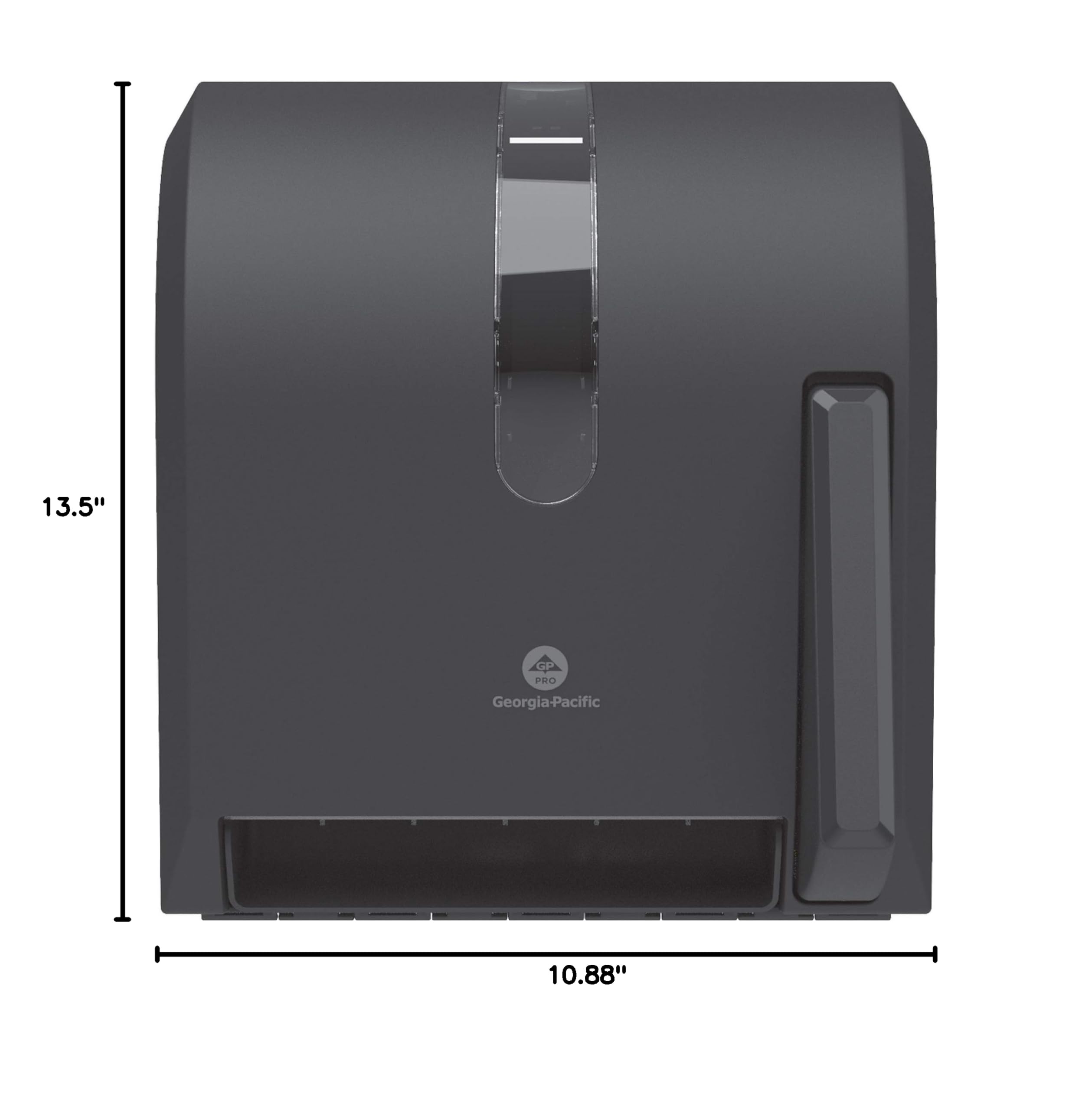 Georgia-Pacific Professional Series Push Paddle Paper Towel Dispenser - Heavy Duty Commercial Grade for Restaurants, Offices & Schools - Wall Mounted Hand Towel Holder for High Traffic Areas