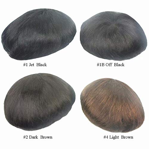 Natural Looking Men's Toupee - 10x8