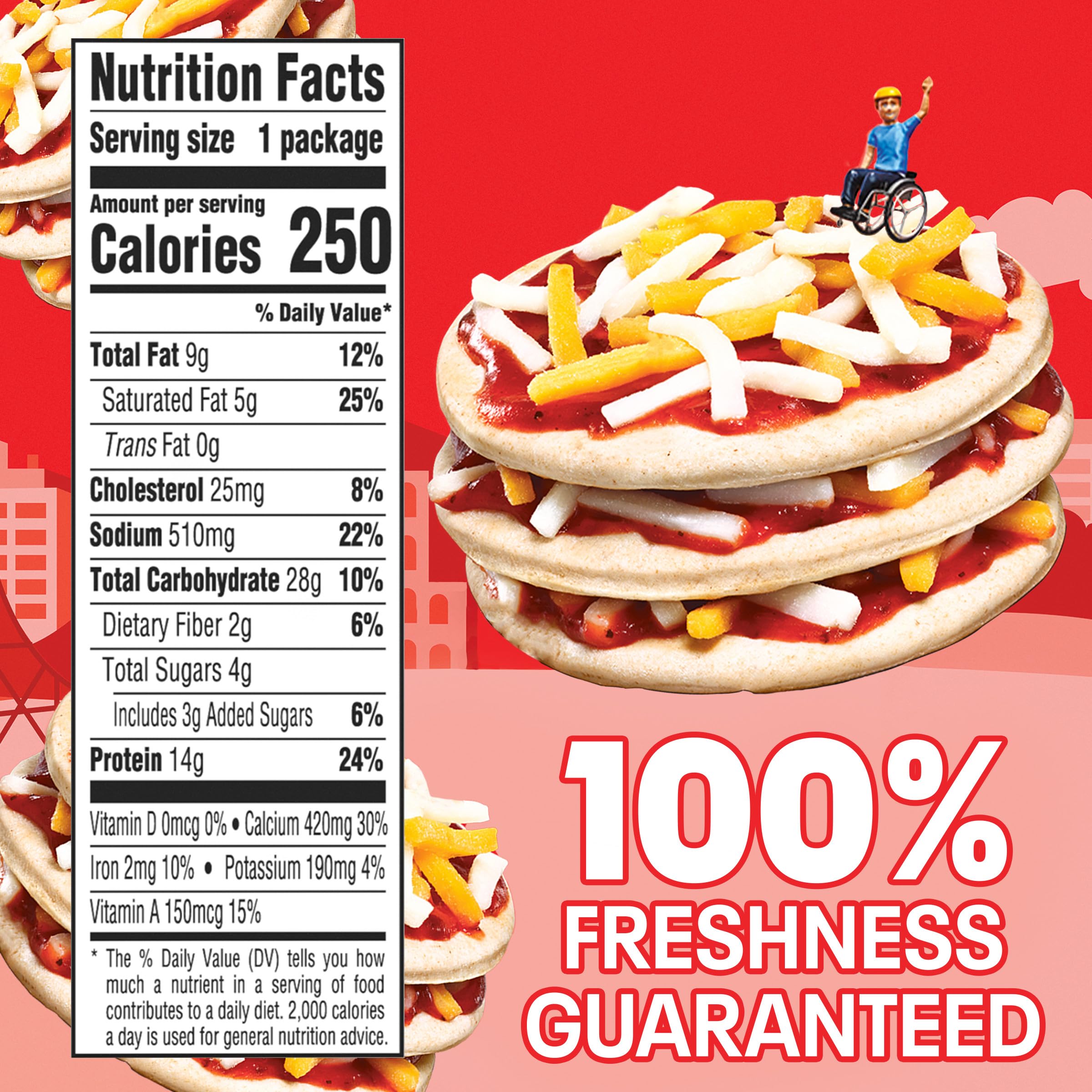 Lunchables Extra Cheesy Pizza Kit - 4.2 oz Ready-to-Eat Snack Tray | Perfect for School Lunches, After-School Snacks & On-the-Go Meals