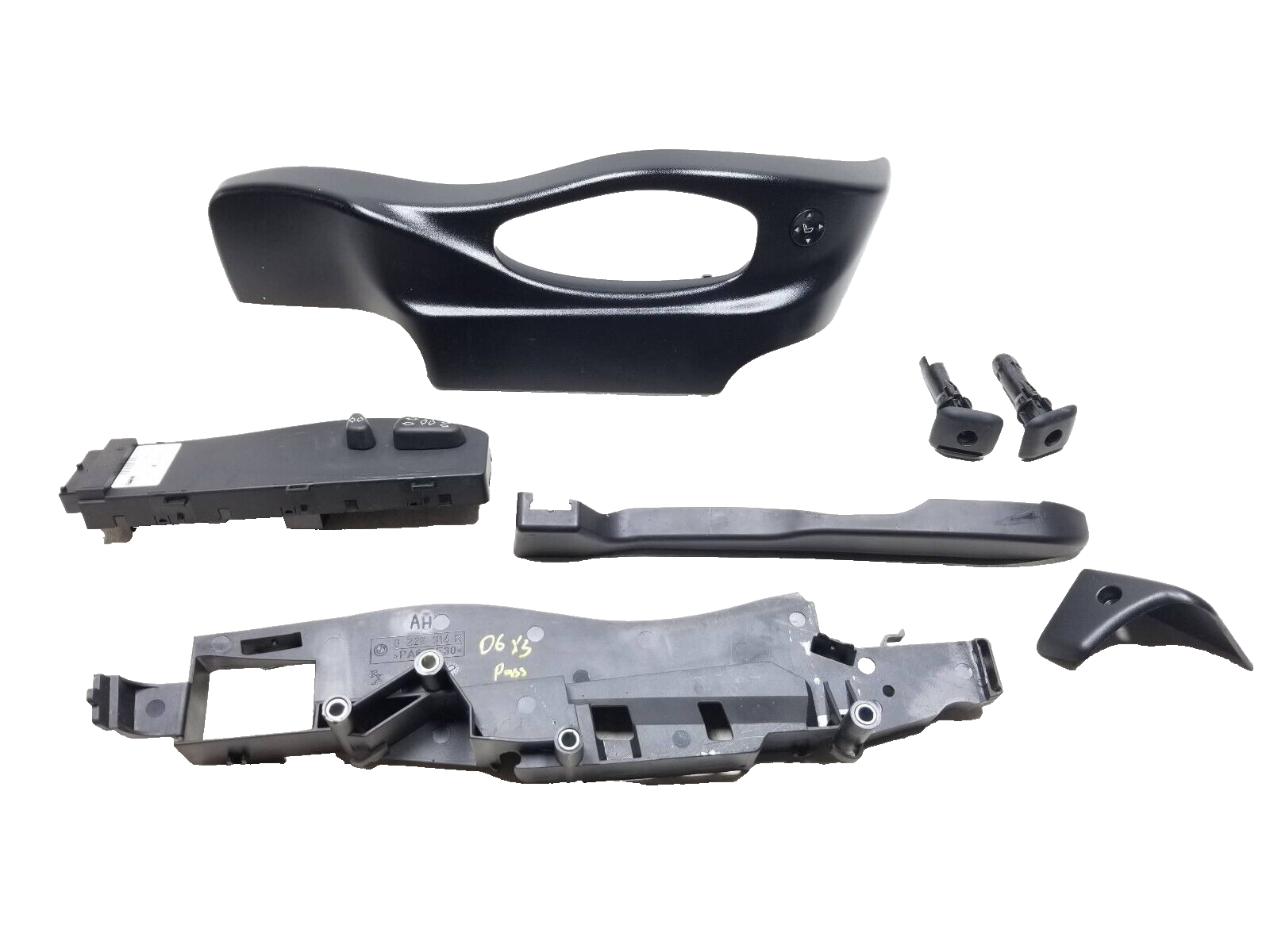 04 06 BMW X3 Front Passenger Side Seat Trim with Guide Sleeve & Knob - Right Side OEM Replacement Part for Comfort & Easy Installation