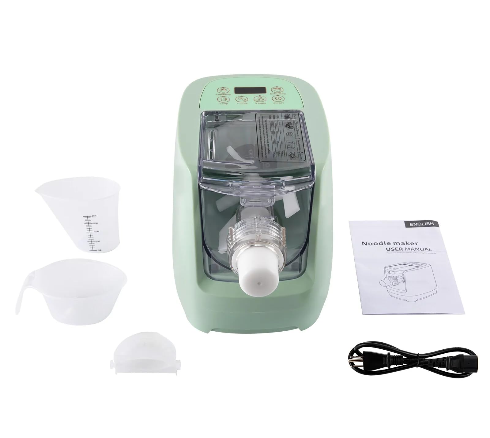 Electric Pasta Maker Machine - 260W Automatic Noodle Maker with 13 Pasta Shapes, 600g Flour Capacity for Homemade Spaghetti, Lasagna & More | Perfect for Home Kitchen, Restaurants & Hotels (Ideal for Italian Cuisine, Family Dinners & Commercial Use)